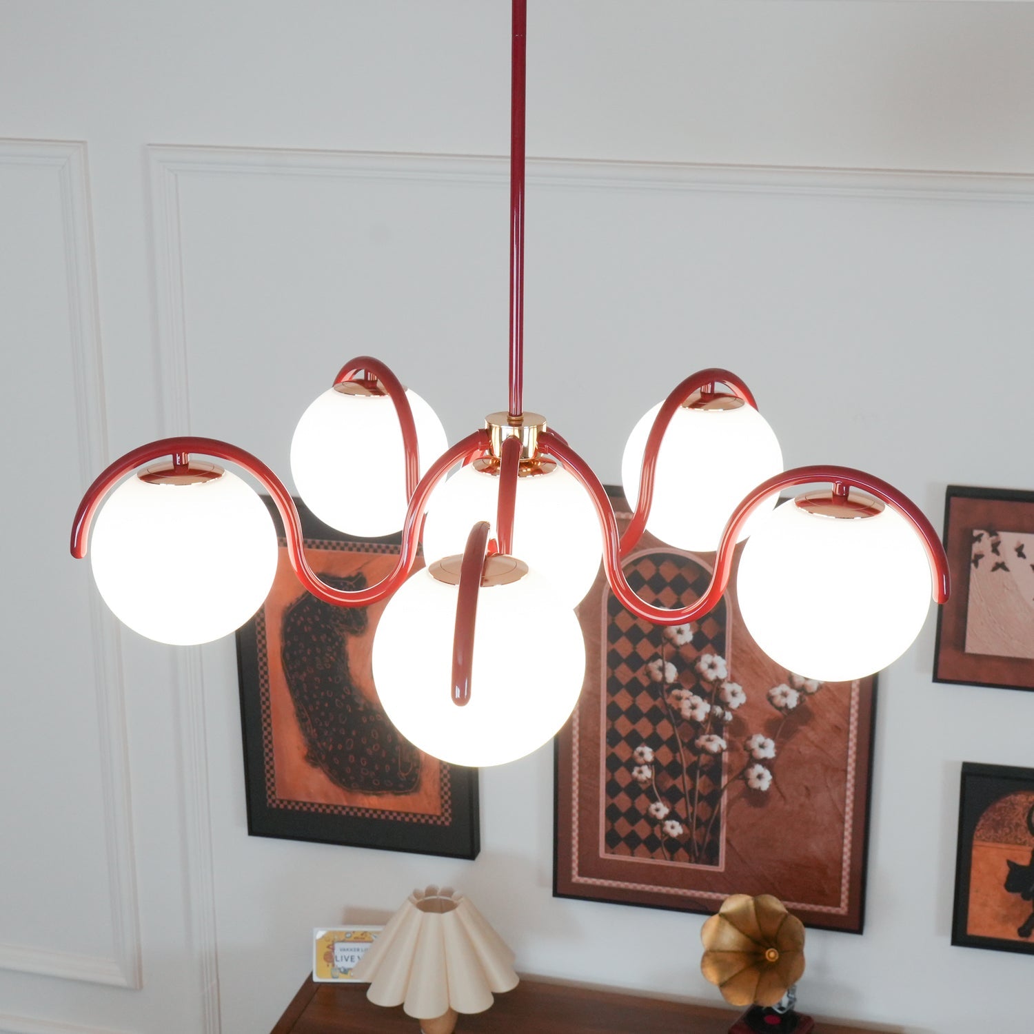 Reedway Curve Linear Chandelier - Blowlighting