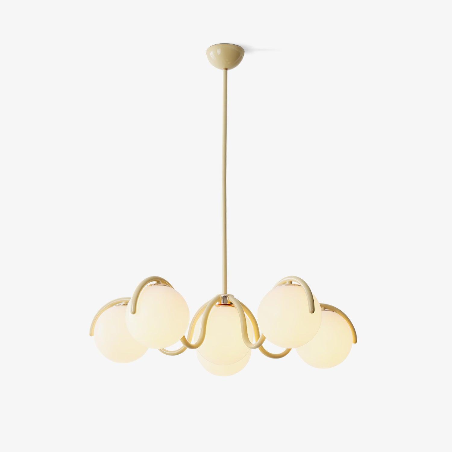 Reedway Curve Linear Chandelier - Blowlighting