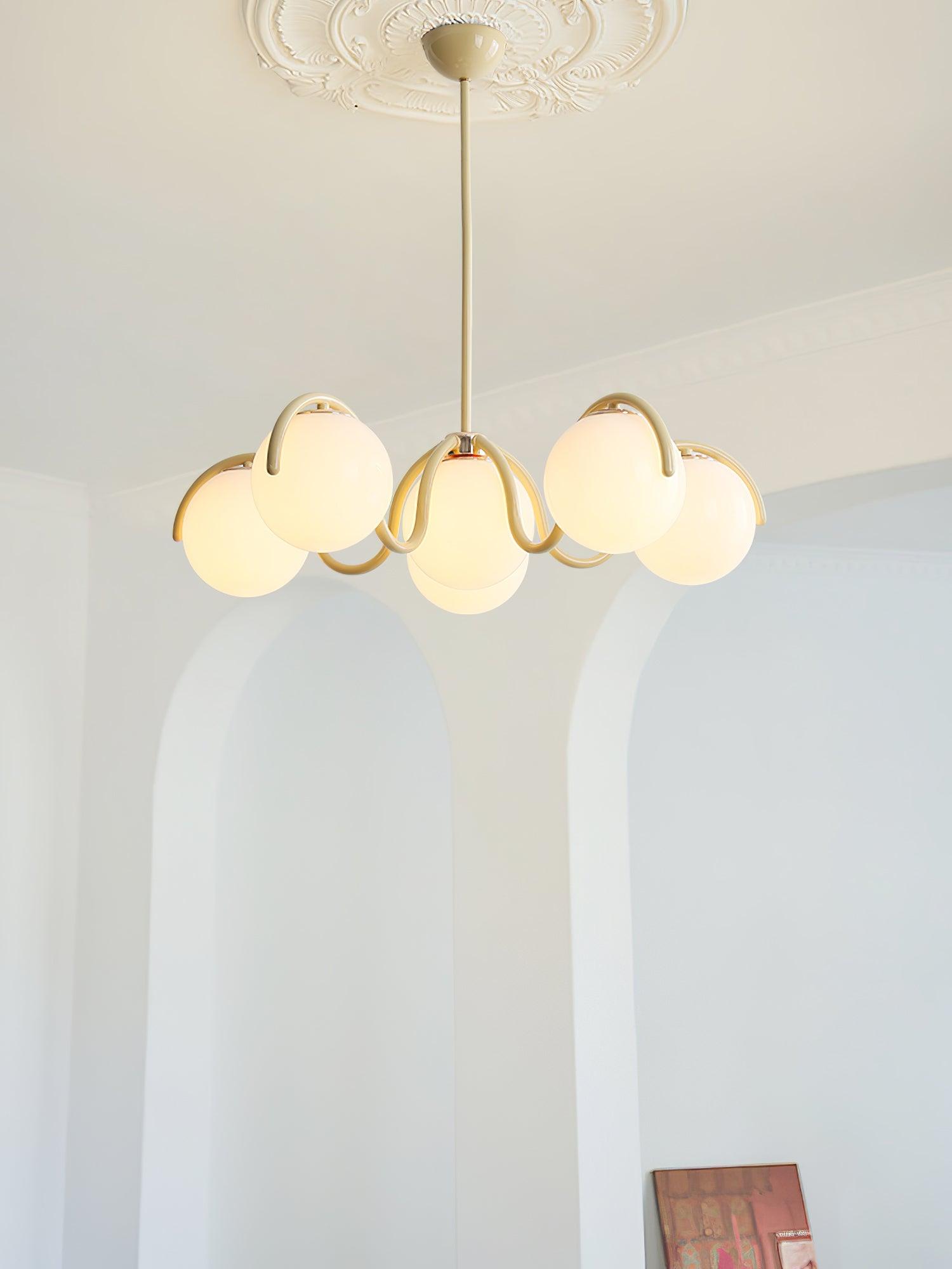 Reedway Curve Linear Chandelier - Blowlighting