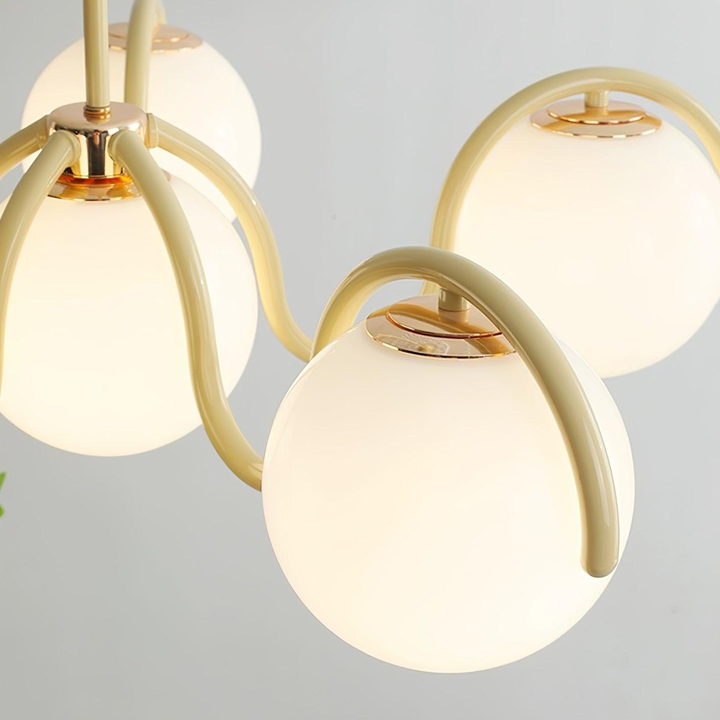 Reedway Curve Linear Chandelier - Blowlighting