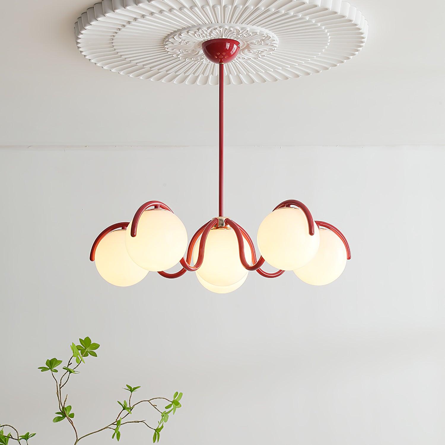 Reedway Curve Linear Chandelier - Blowlighting