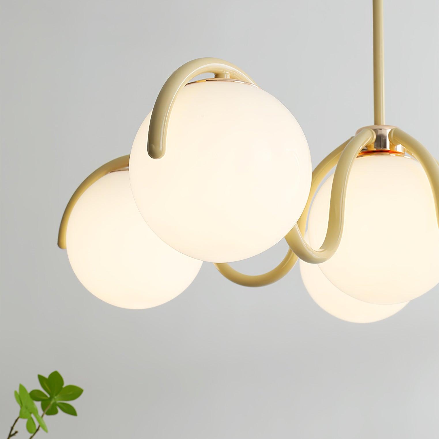 Reedway Curve Linear Chandelier - Blowlighting