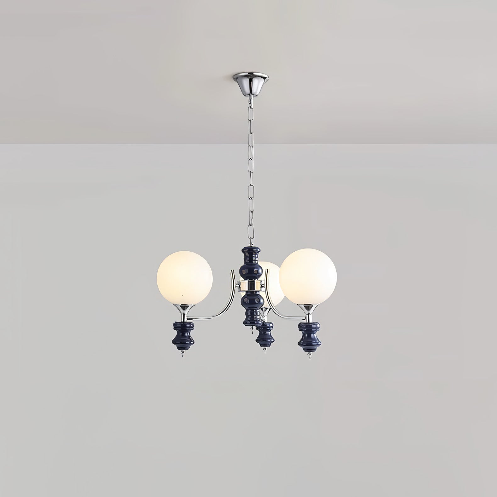 Aurora Chandelier Regal Orb Frosted - Blowlighting