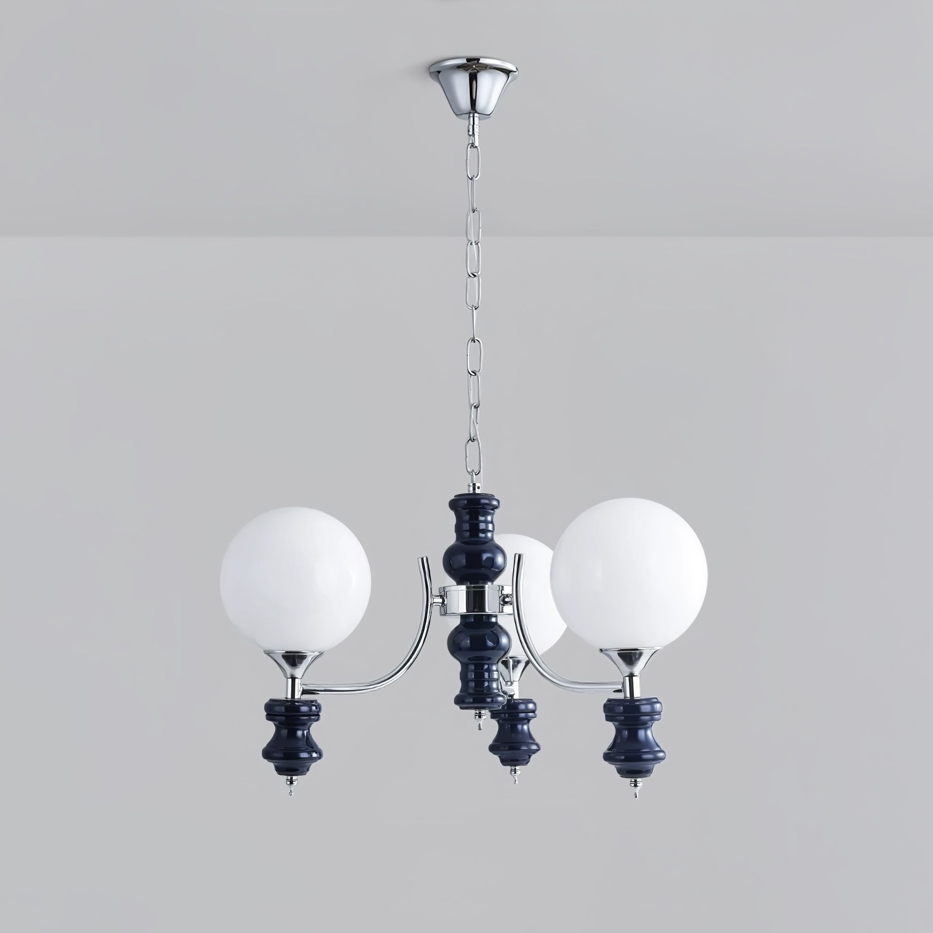 Aurora Chandelier Regal Orb Frosted - Blowlighting