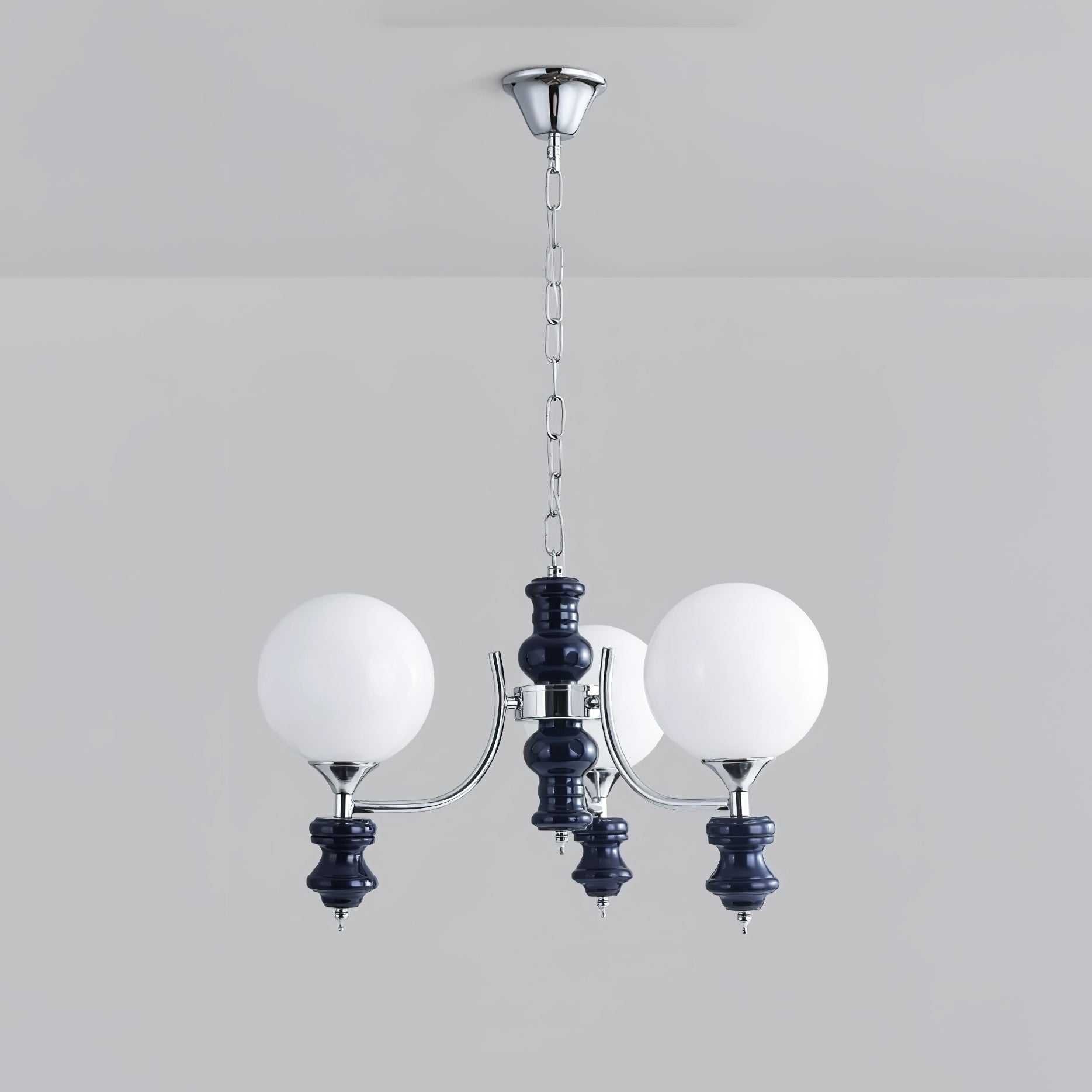 Aurora Chandelier Regal Orb Frosted - Blowlighting