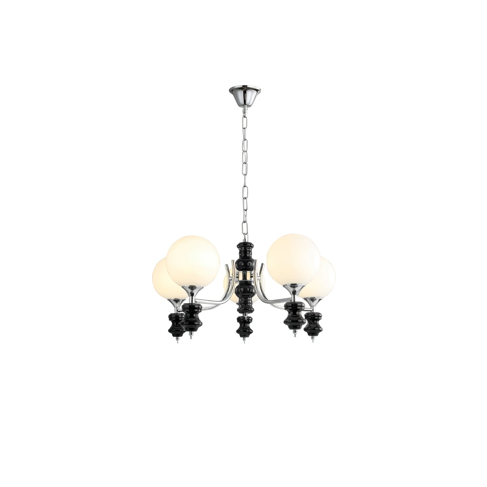 Aurora Chandelier Regal Orb Frosted - Blowlighting