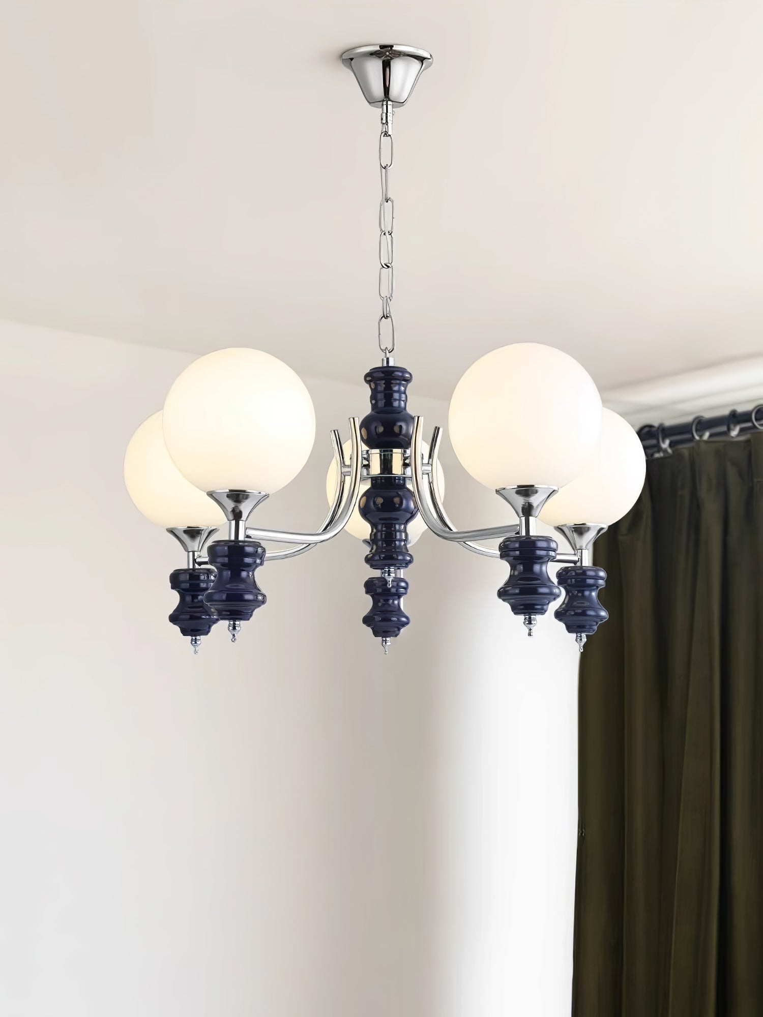 Aurora Chandelier Regal Orb Frosted - Blowlighting