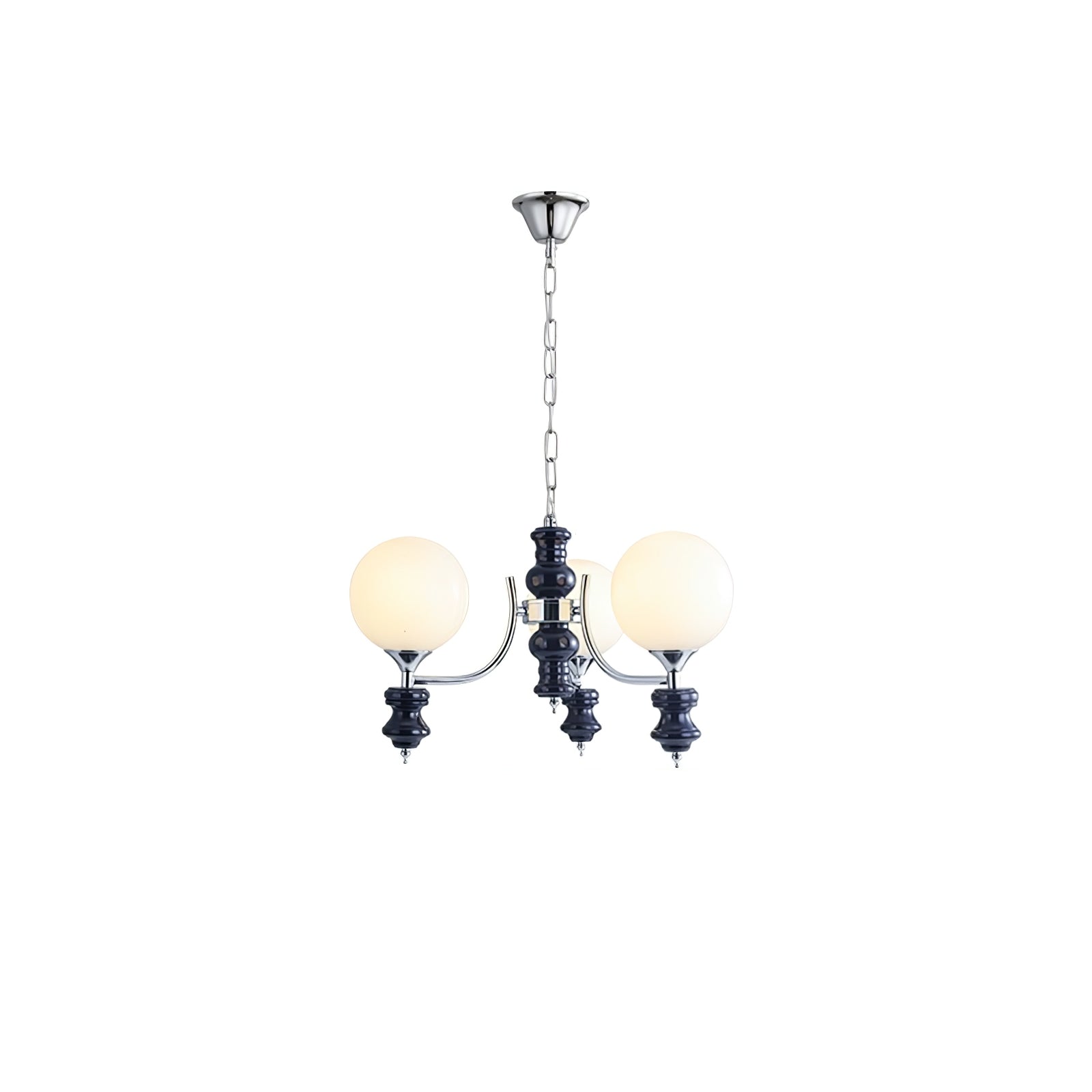 Aurora Chandelier Regal Orb Frosted - Blowlighting
