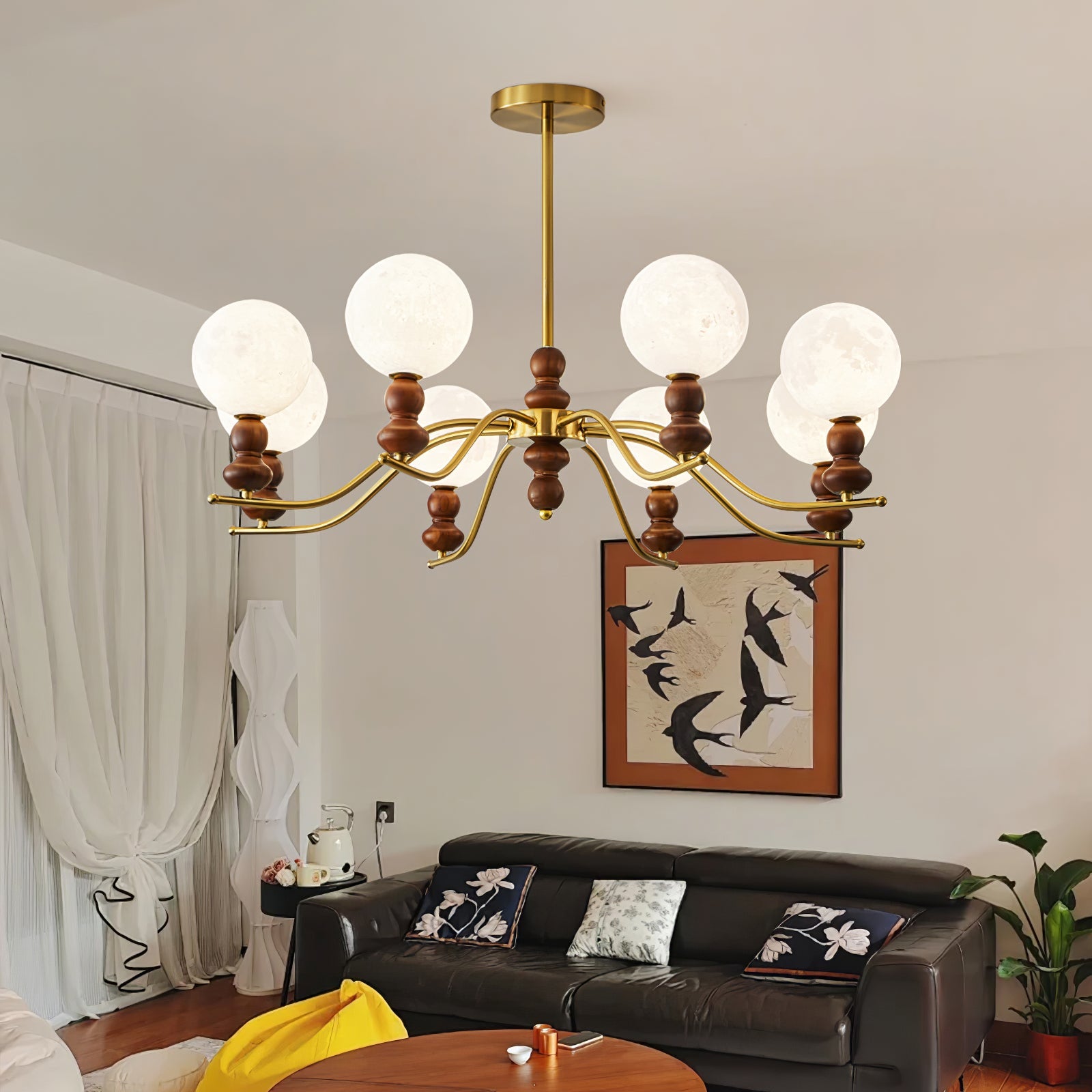 Regency Globe Chandelier - Blowlighting