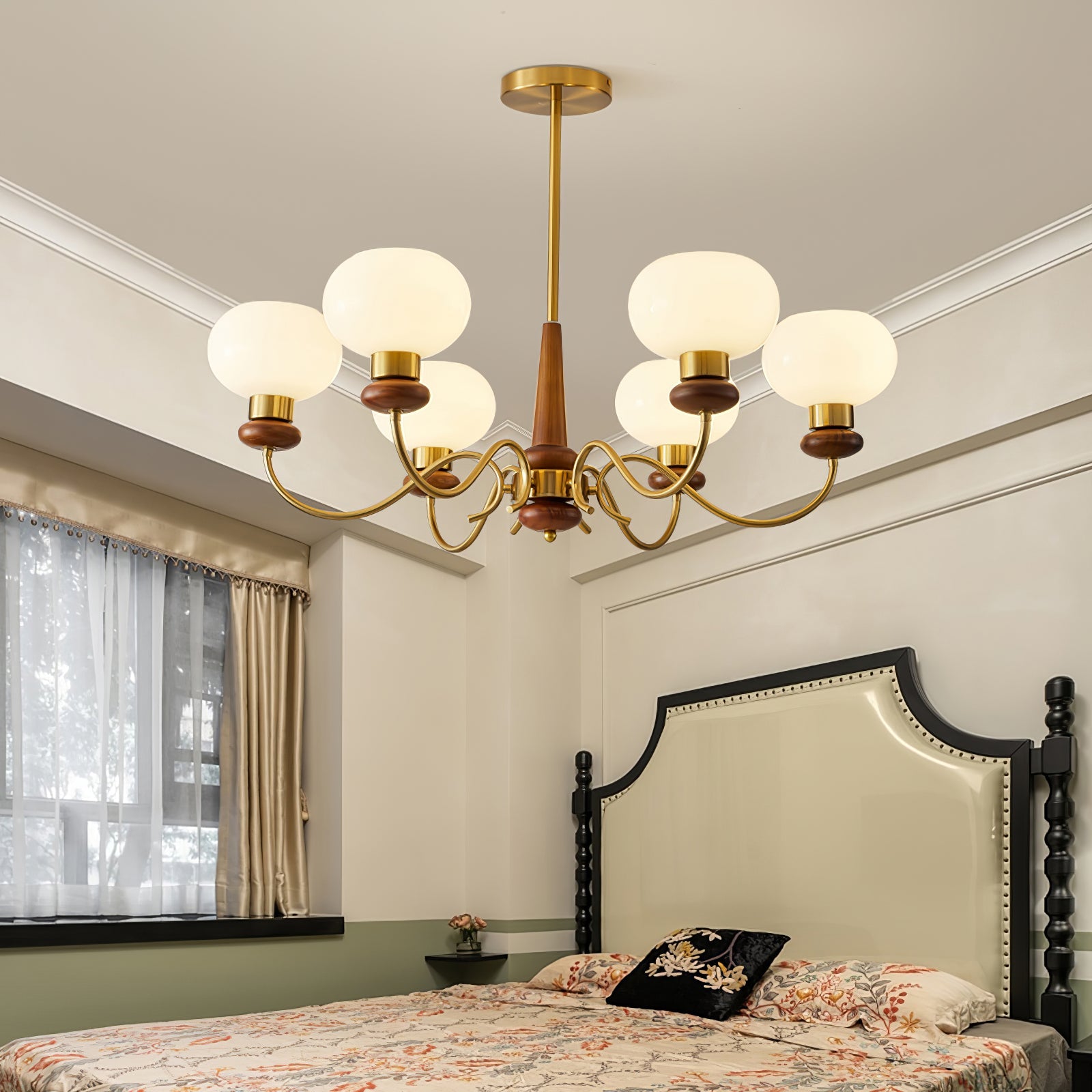 Regency Globe Chandelier - Blowlighting