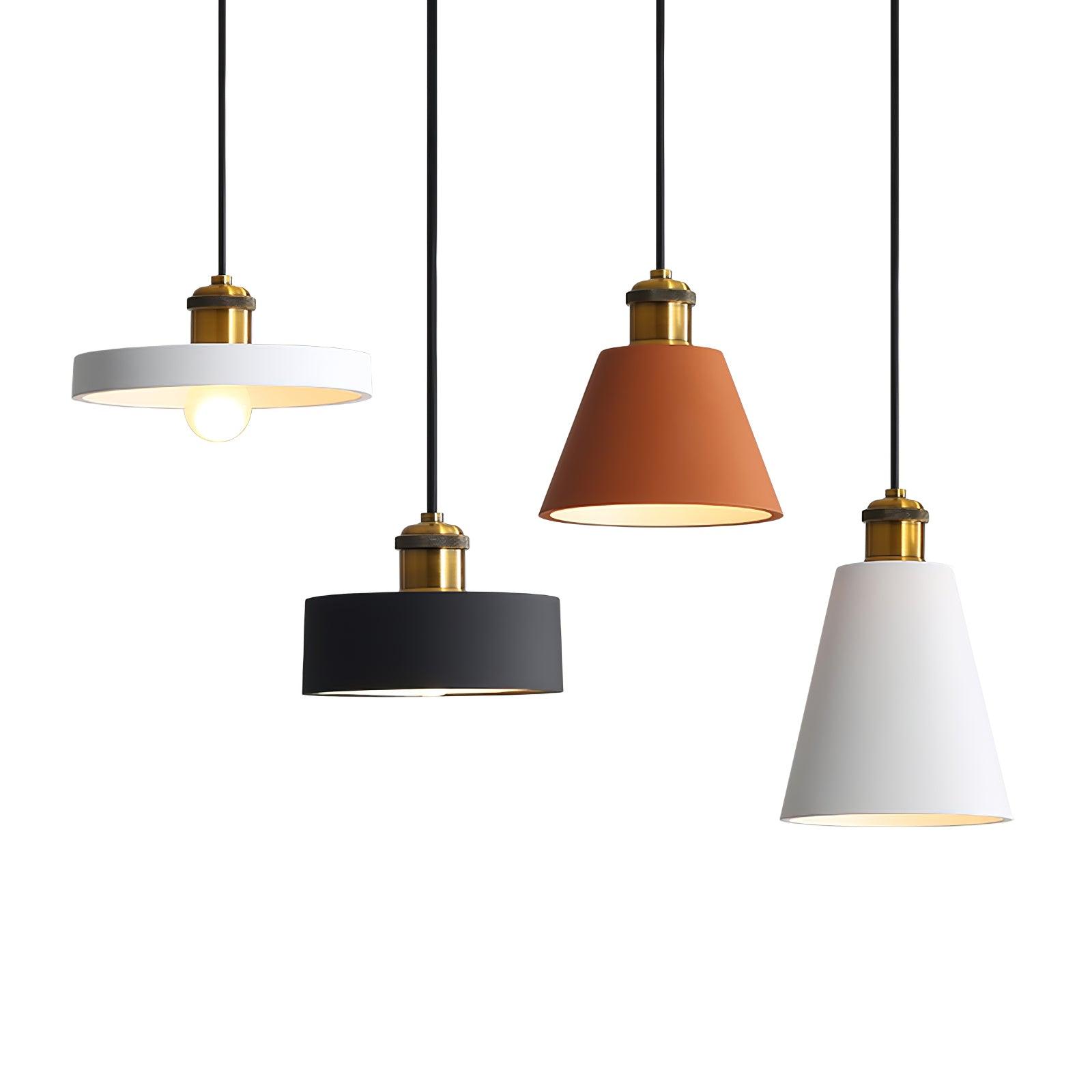 Resin Geometric Pendant Lamp - Blowlighting