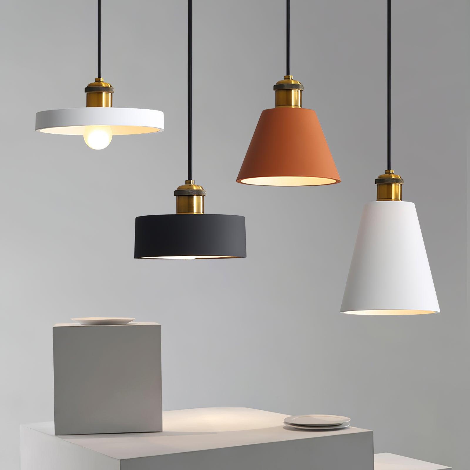 Resin Geometric Pendant Lamp - Blowlighting