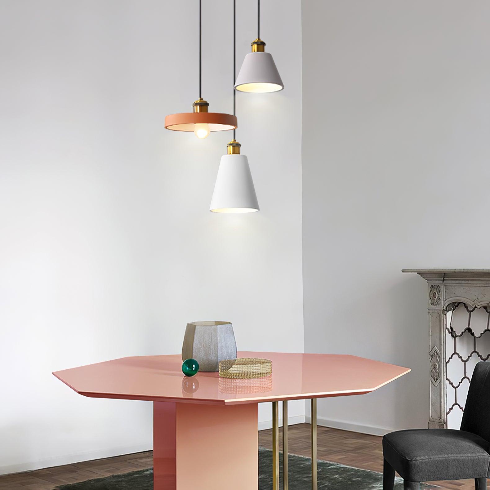 Resin Geometric Pendant Lamp - Blowlighting