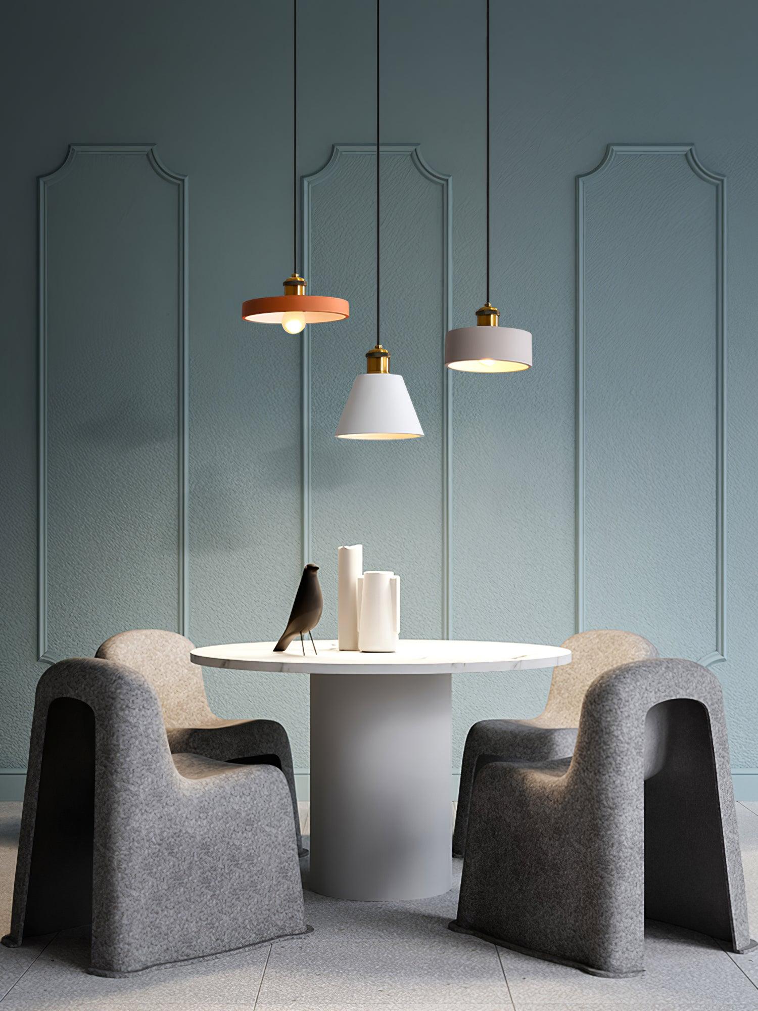 Resin Geometric Pendant Lamp - Blowlighting