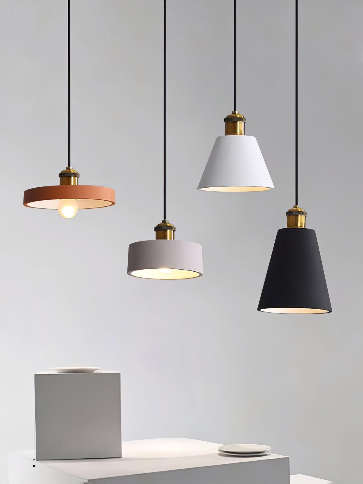 Resin Geometric Pendant Lamp - Blowlighting