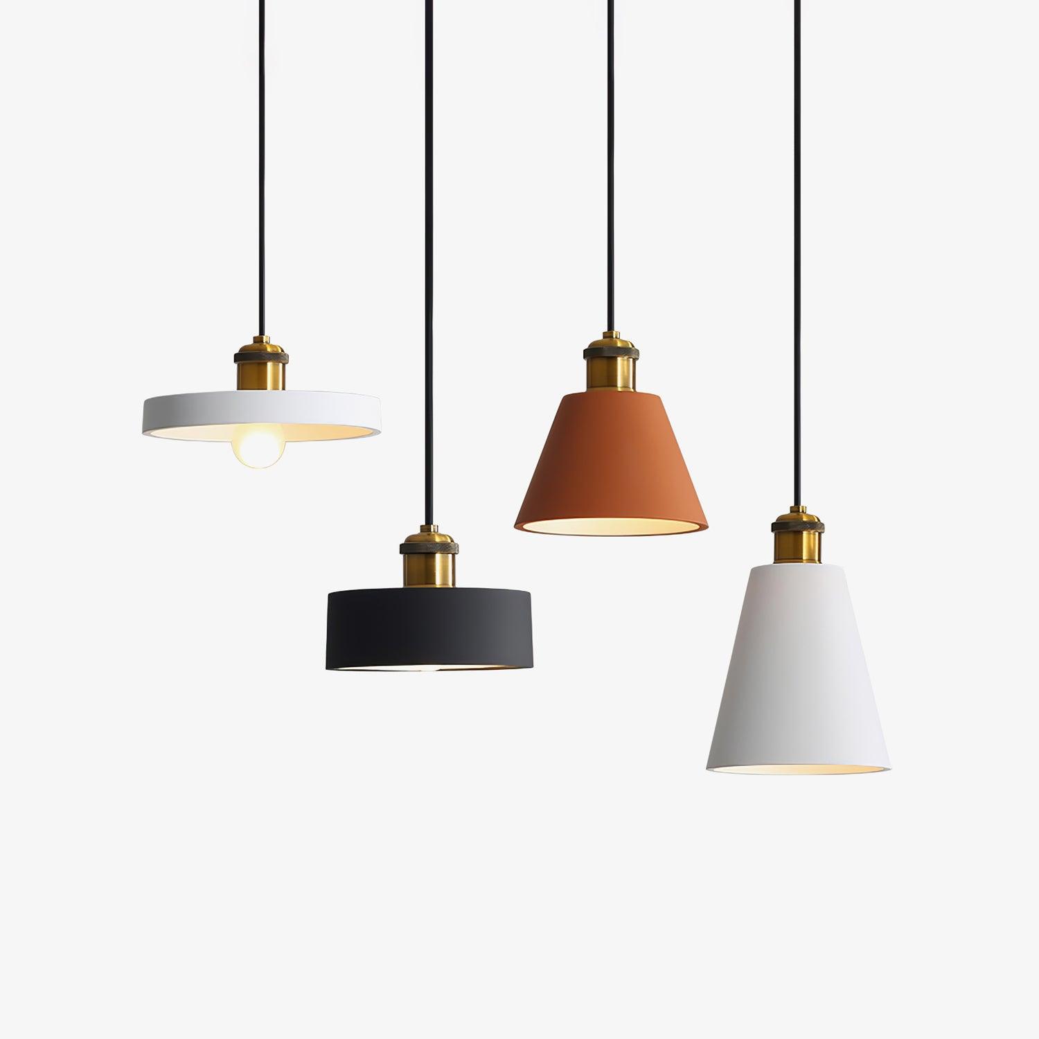 Resin Geometric Pendant Lamp - Blowlighting