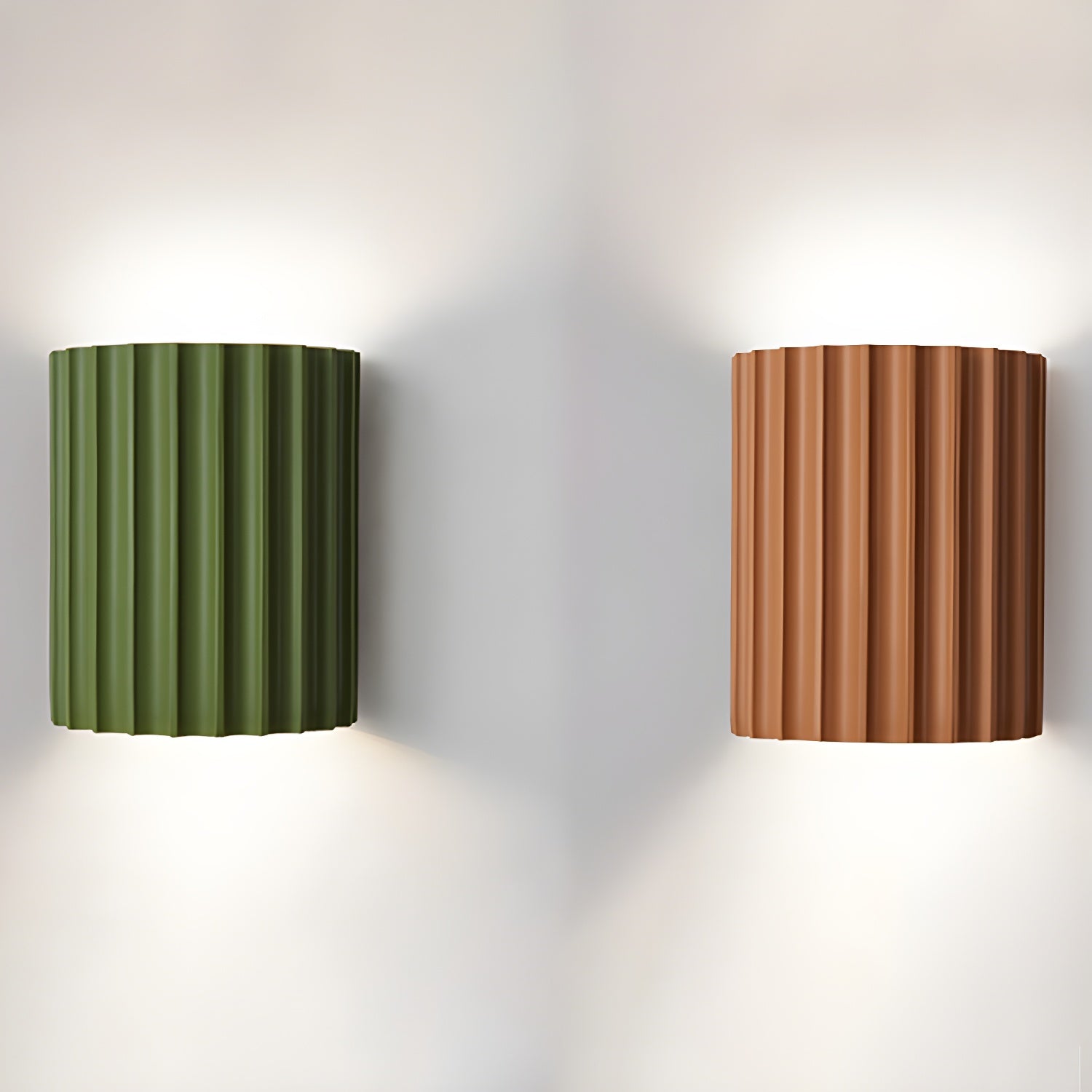 Resin Ribbed Wall Lamp - Blowlighting