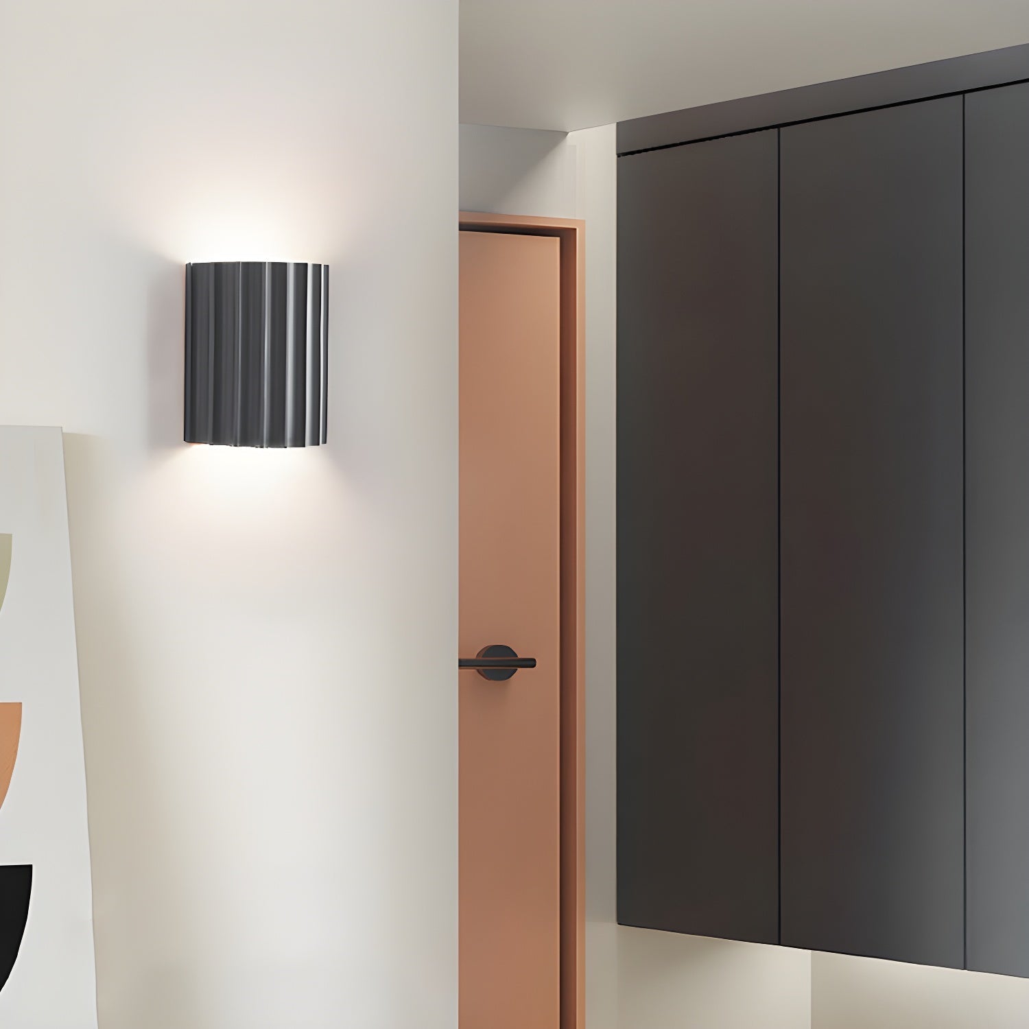 Resin Ribbed Wall Lamp - Blowlighting