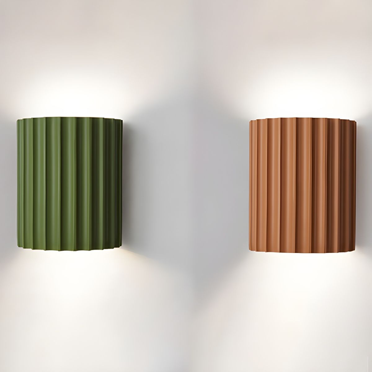 Resin Ribbed Wall Lamp - Blowlighting