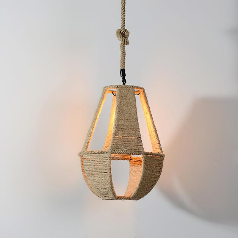 Retro Hemp Rope Interesting Pendant Light - Blowlighting