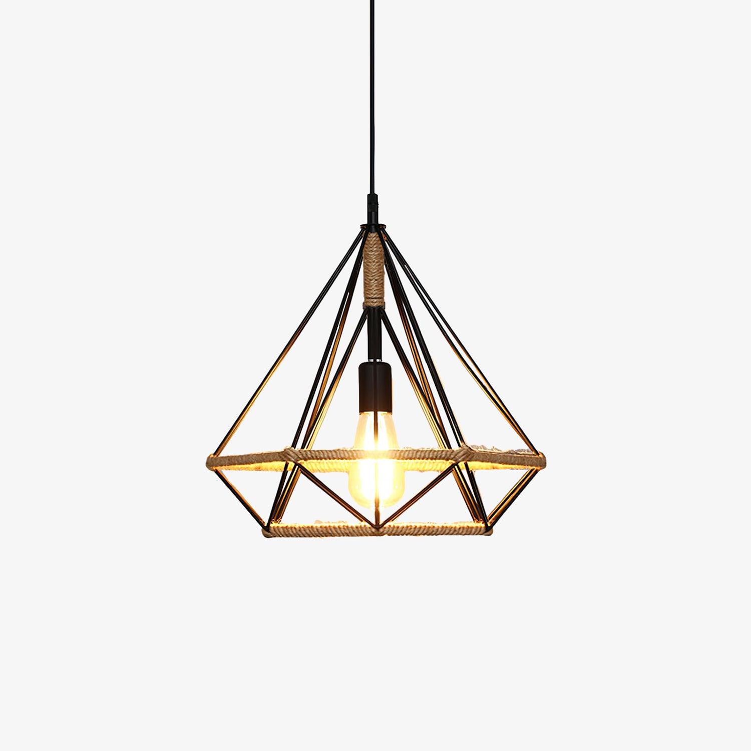 Retro Hemp Rope Interesting Pendant Light - Blowlighting