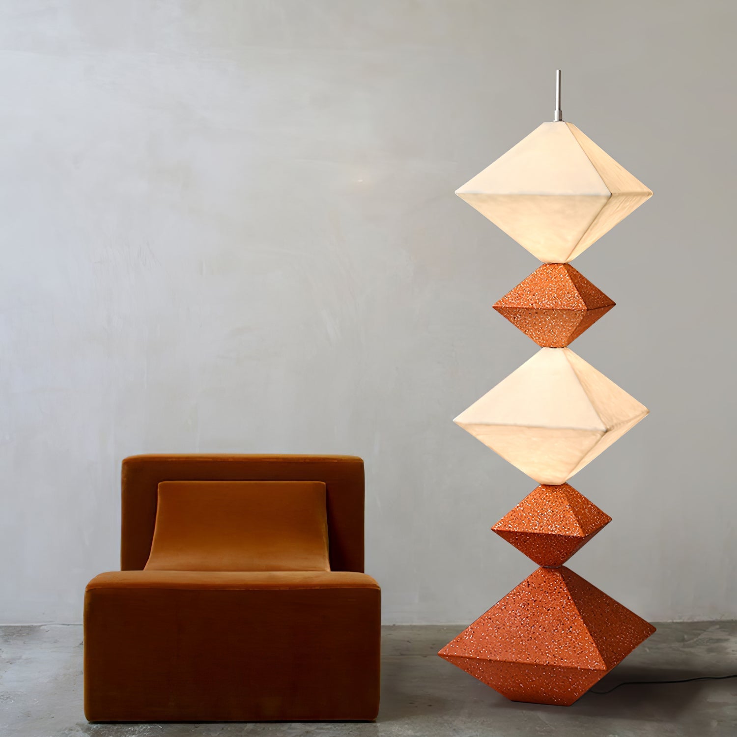Rhombus Cube Floor Lamp - Blowlighting