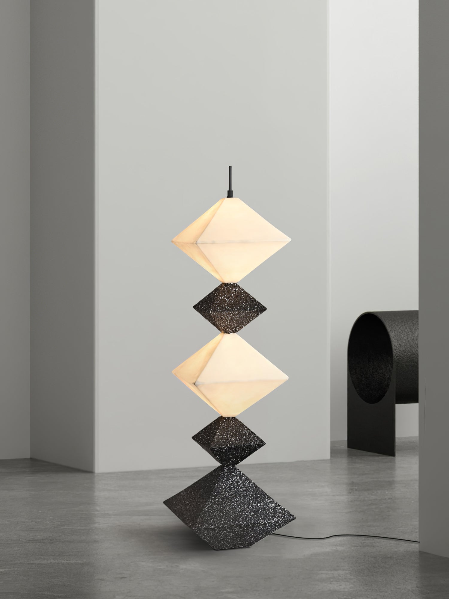 Rhombus Cube Floor Lamp - Blowlighting