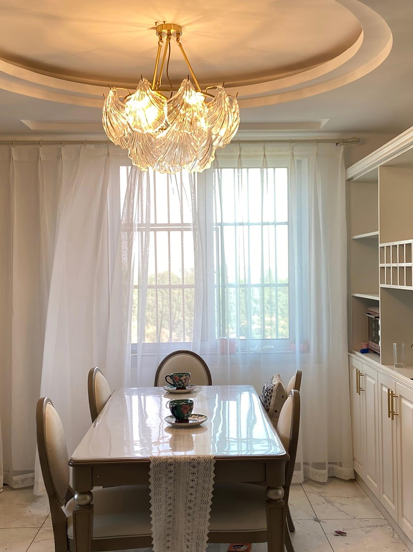 Ribbed Shell Ceiling light - Blowlighting