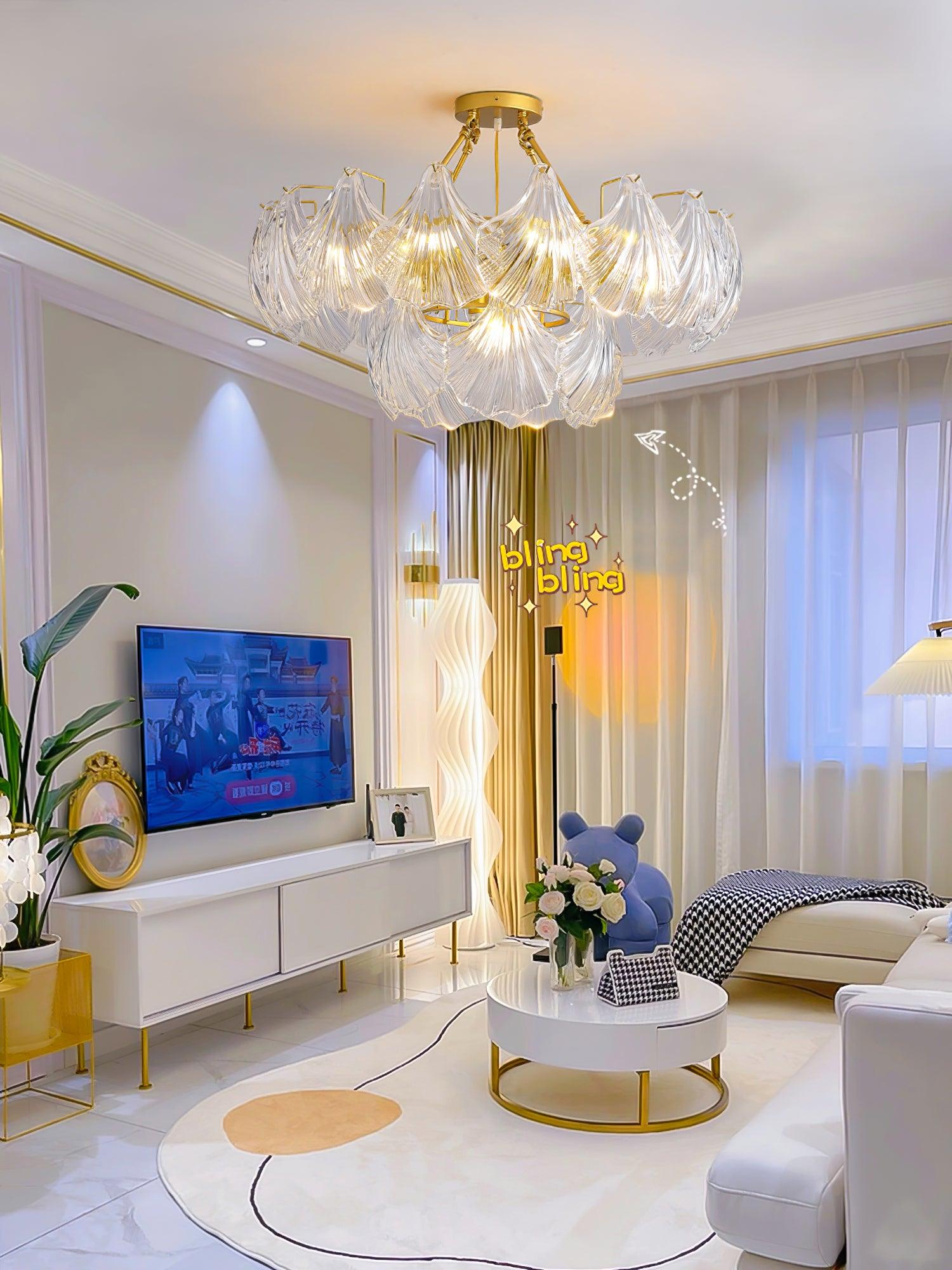 Ribbed Shell Ceiling light - Blowlighting