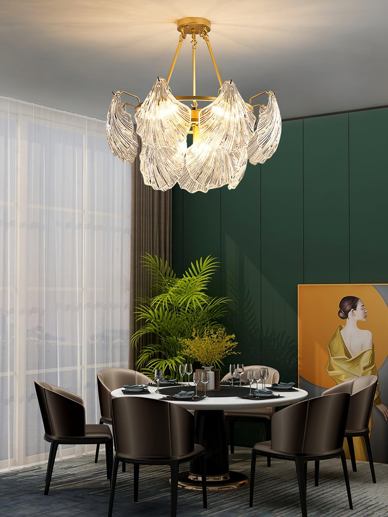 Ribbed Shell Ceiling light - Blowlighting