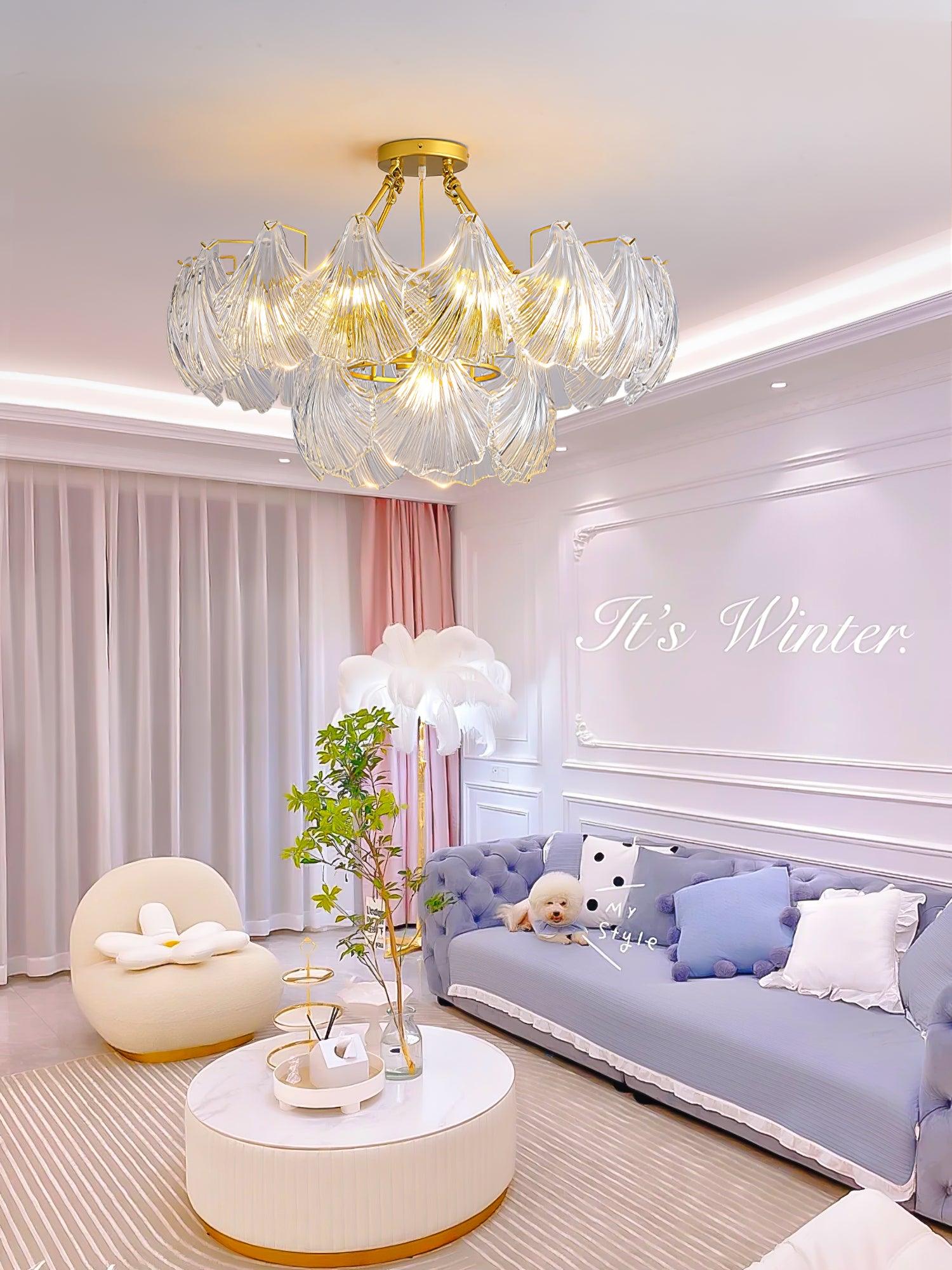 Ribbed Shell Ceiling light - Blowlighting