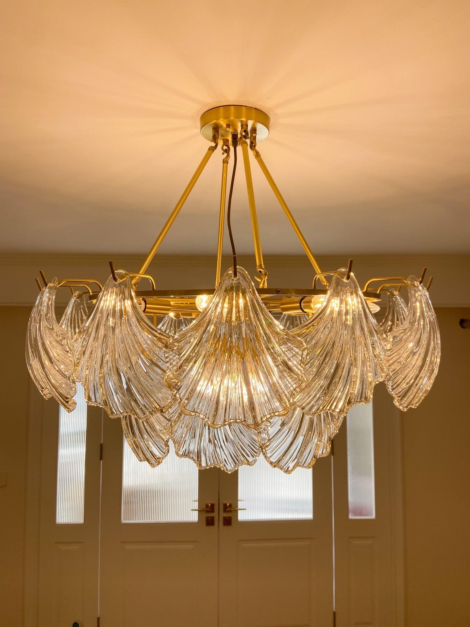 Ribbed Shell Ceiling light - Blowlighting