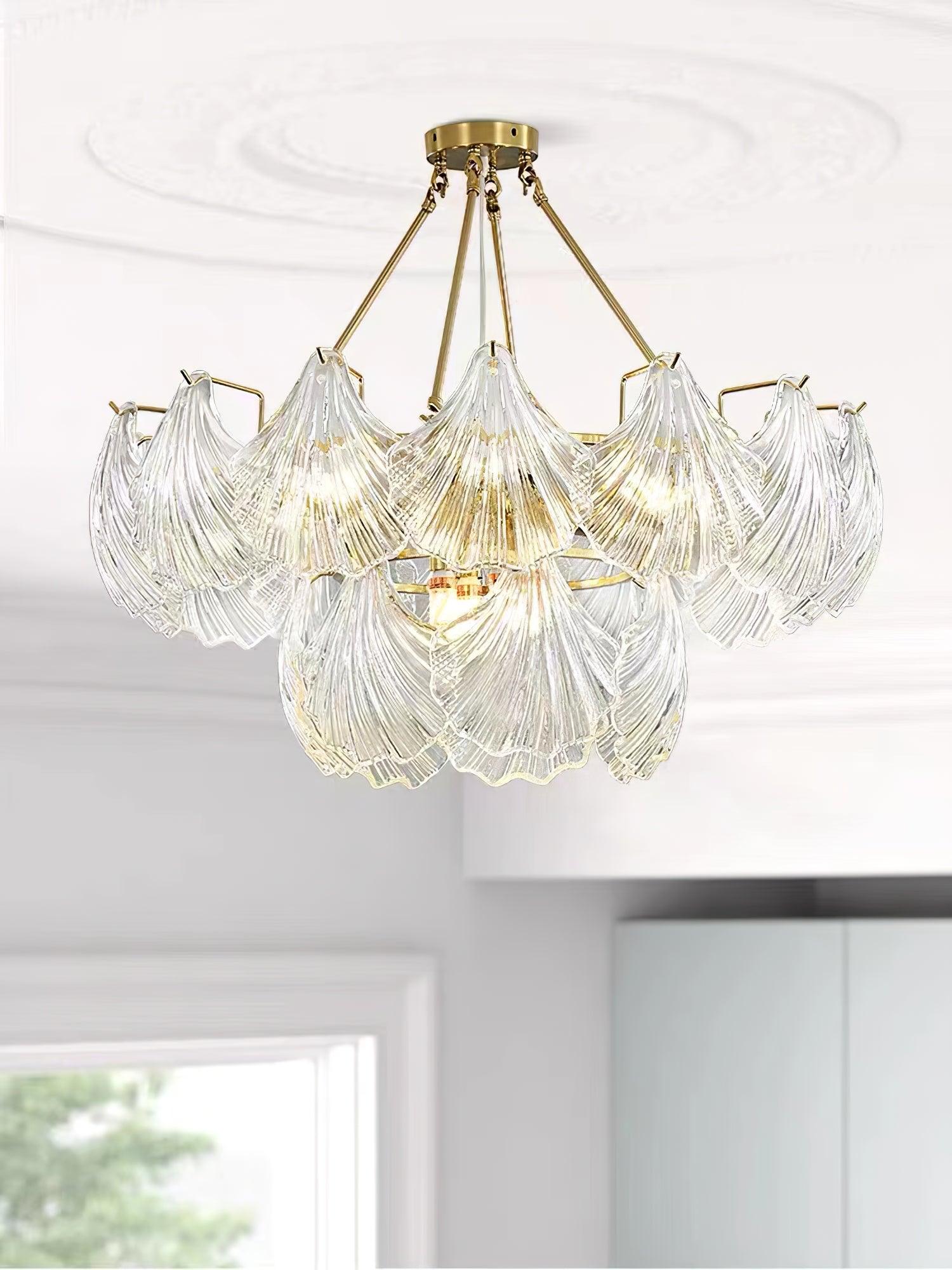 Ribbed Shell Ceiling light - Blowlighting