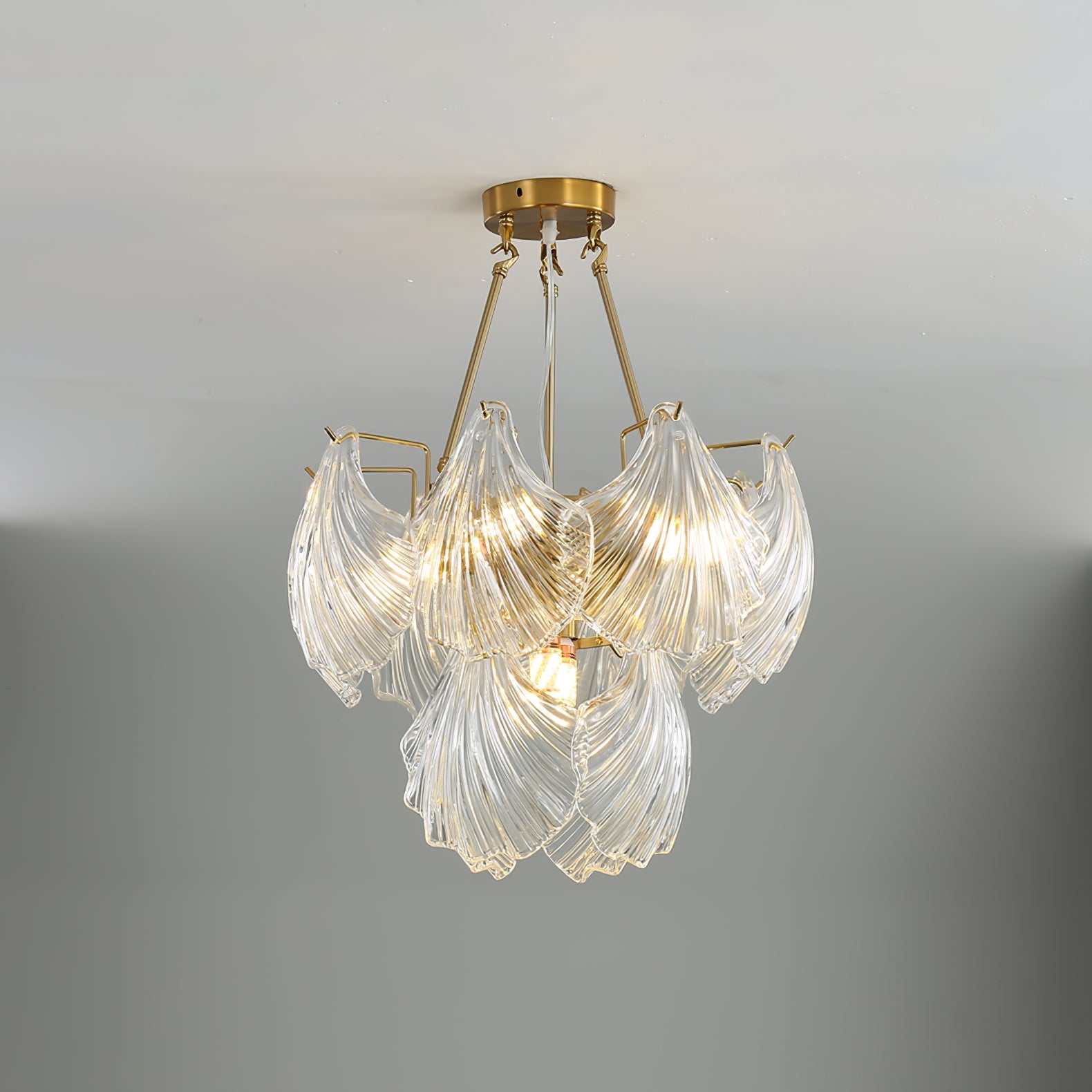 Ribbed Shell Ceiling light - Blowlighting