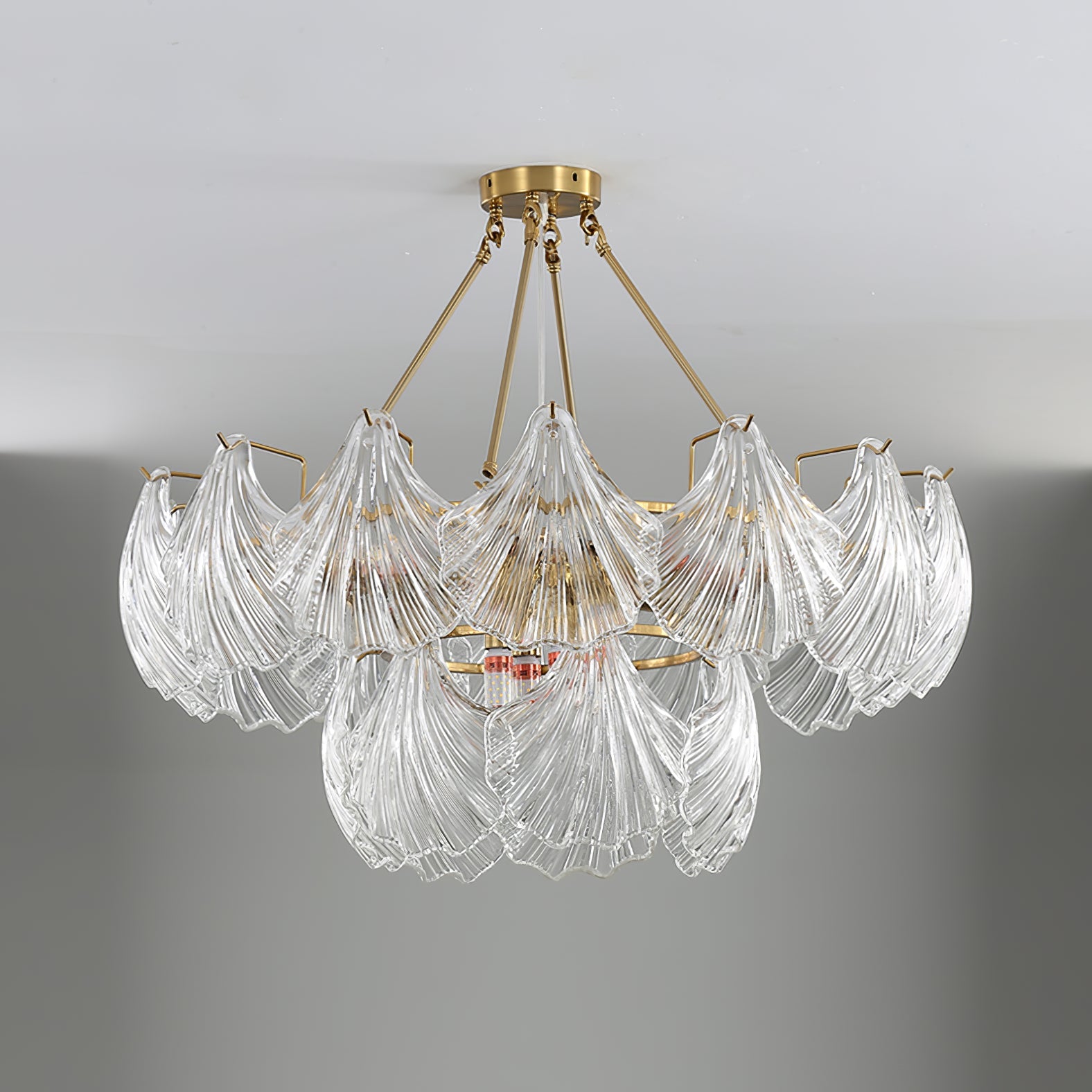 Ribbed Shell Ceiling light - Blowlighting