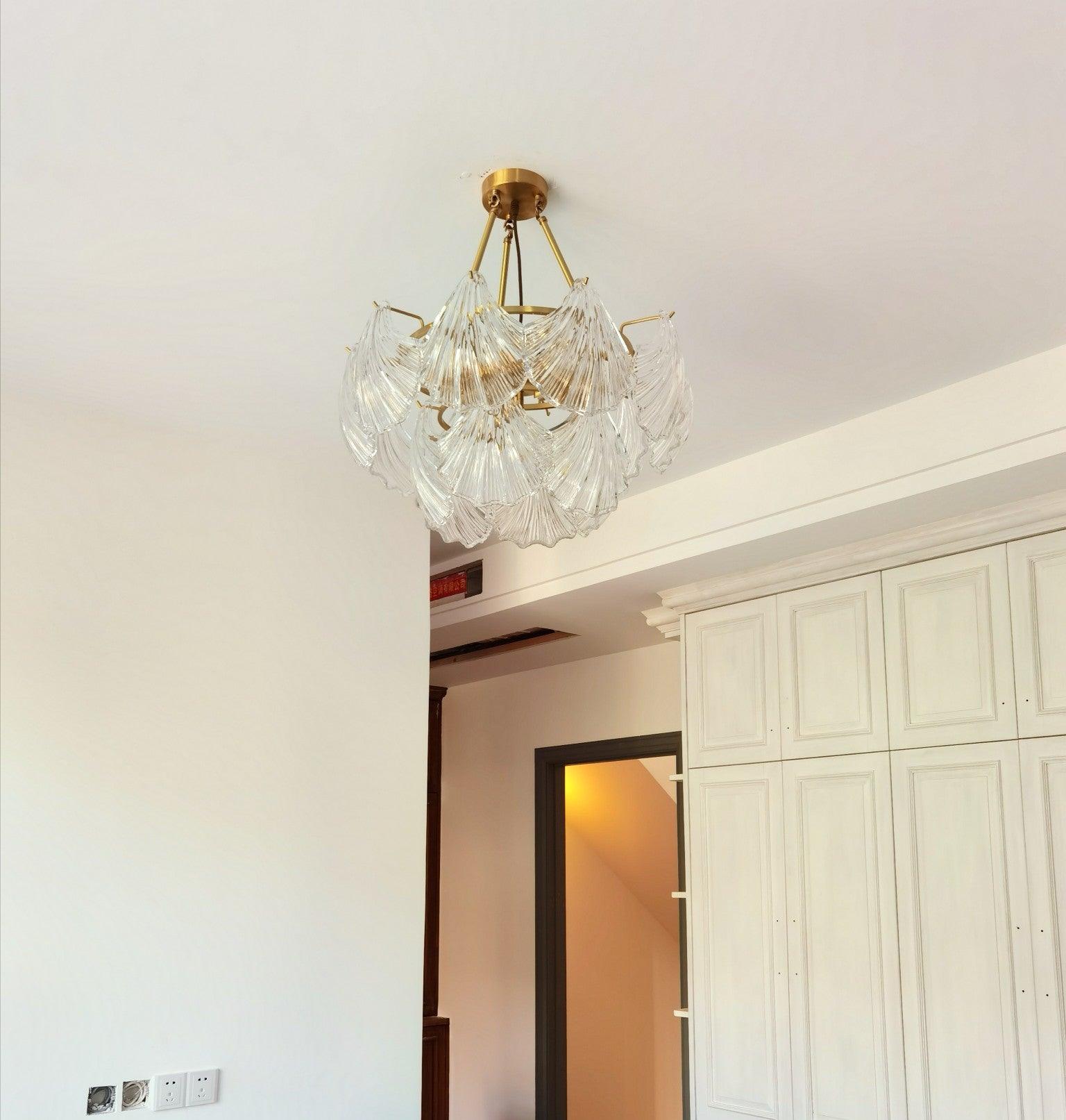 Ribbed Shell Ceiling light - Blowlighting