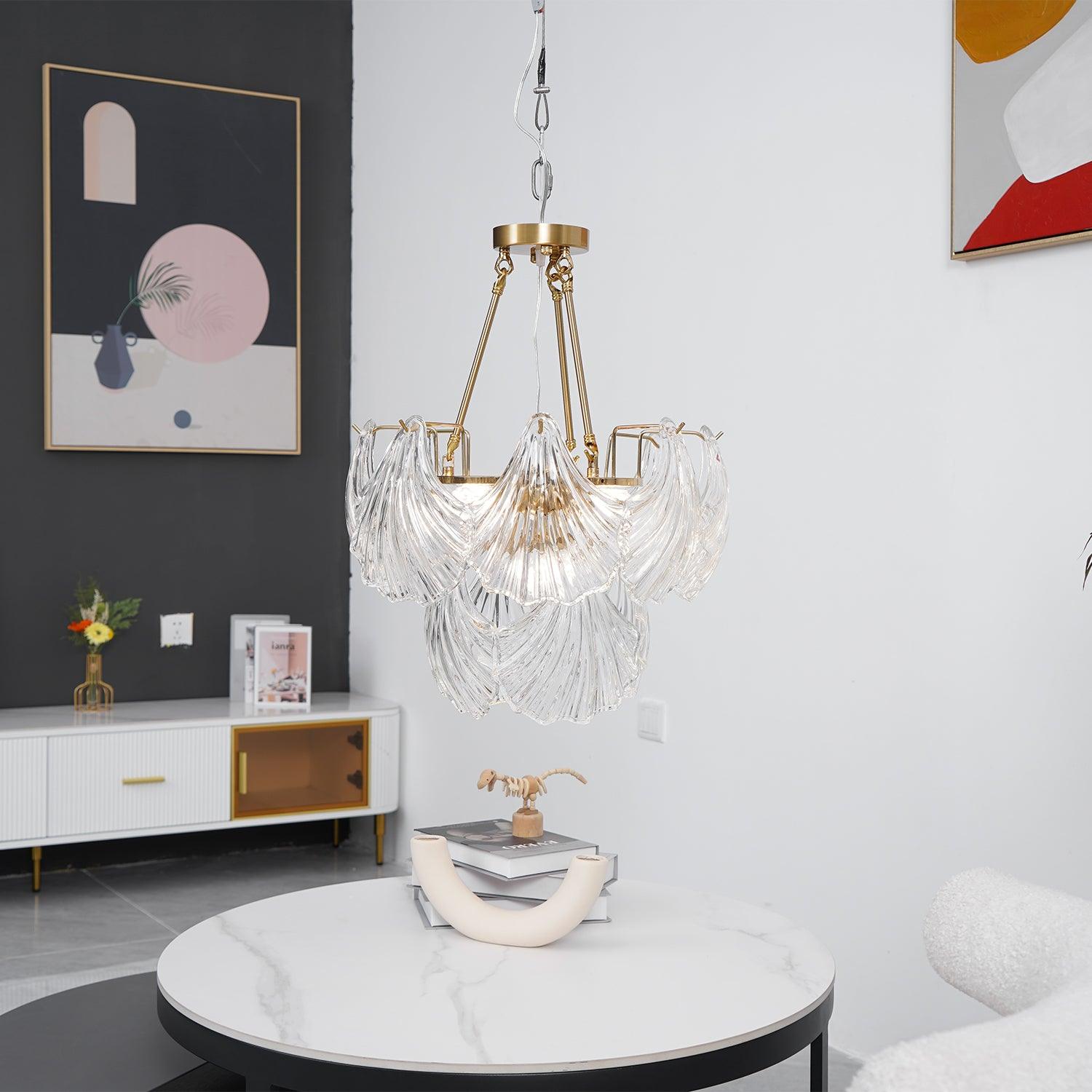 Ribbed Shell Ceiling light - Blowlighting