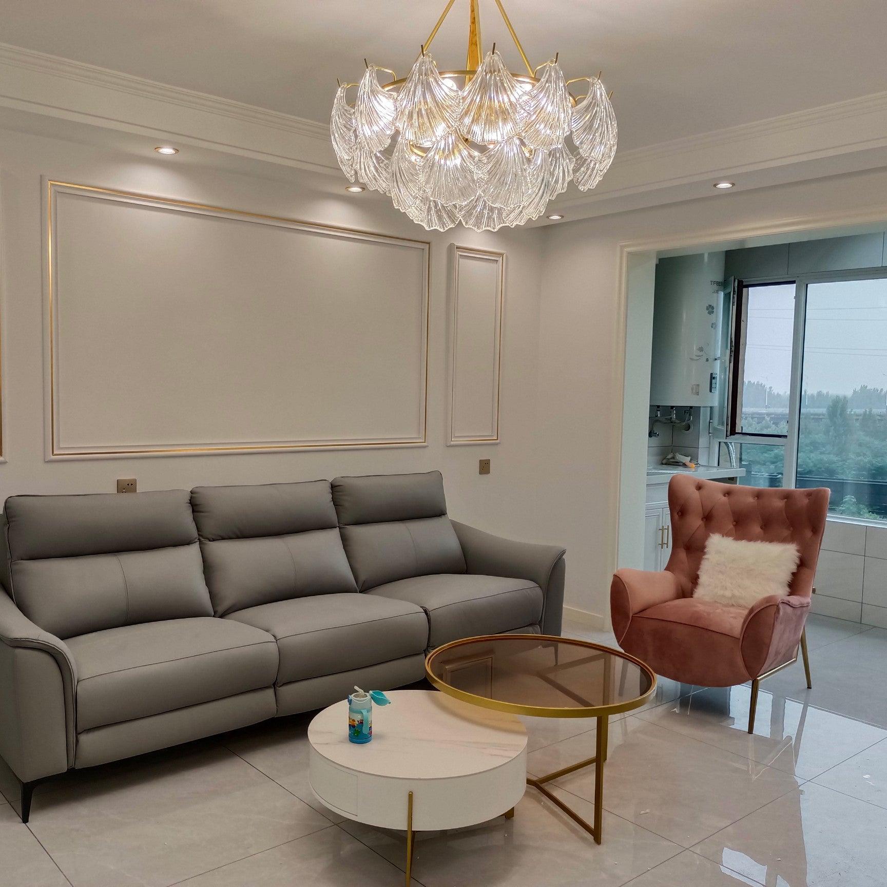 Ribbed Shell Ceiling light - Blowlighting