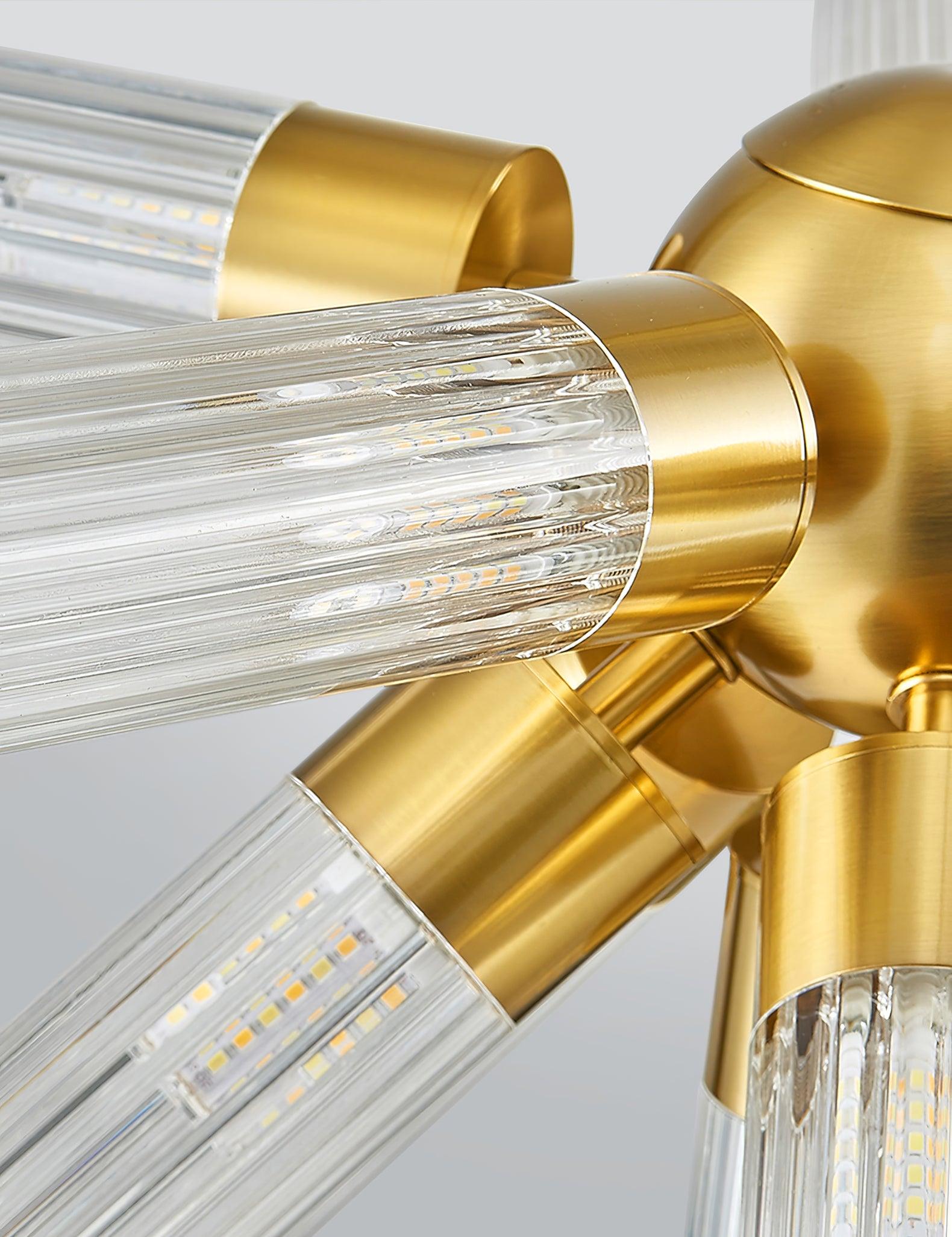 Ringold Postmodern Luxury Sputnik Metal Chandelier - Blowlighting