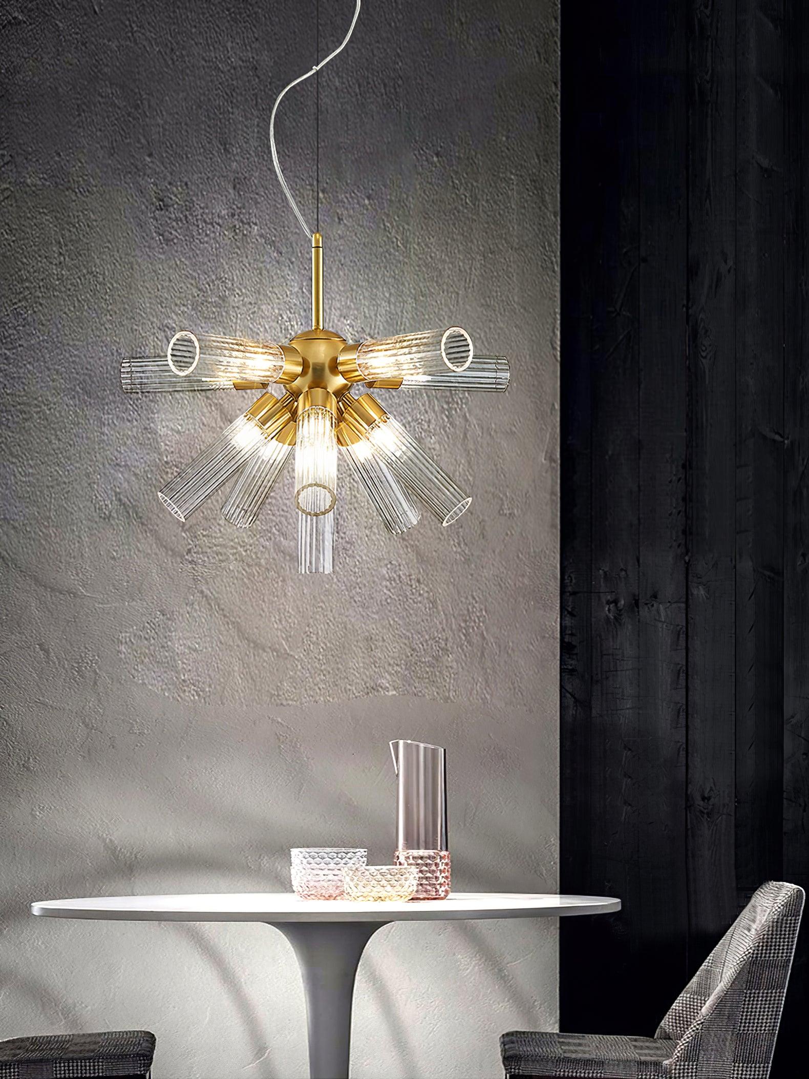 Ringold Postmodern Luxury Sputnik Metal Chandelier - Blowlighting