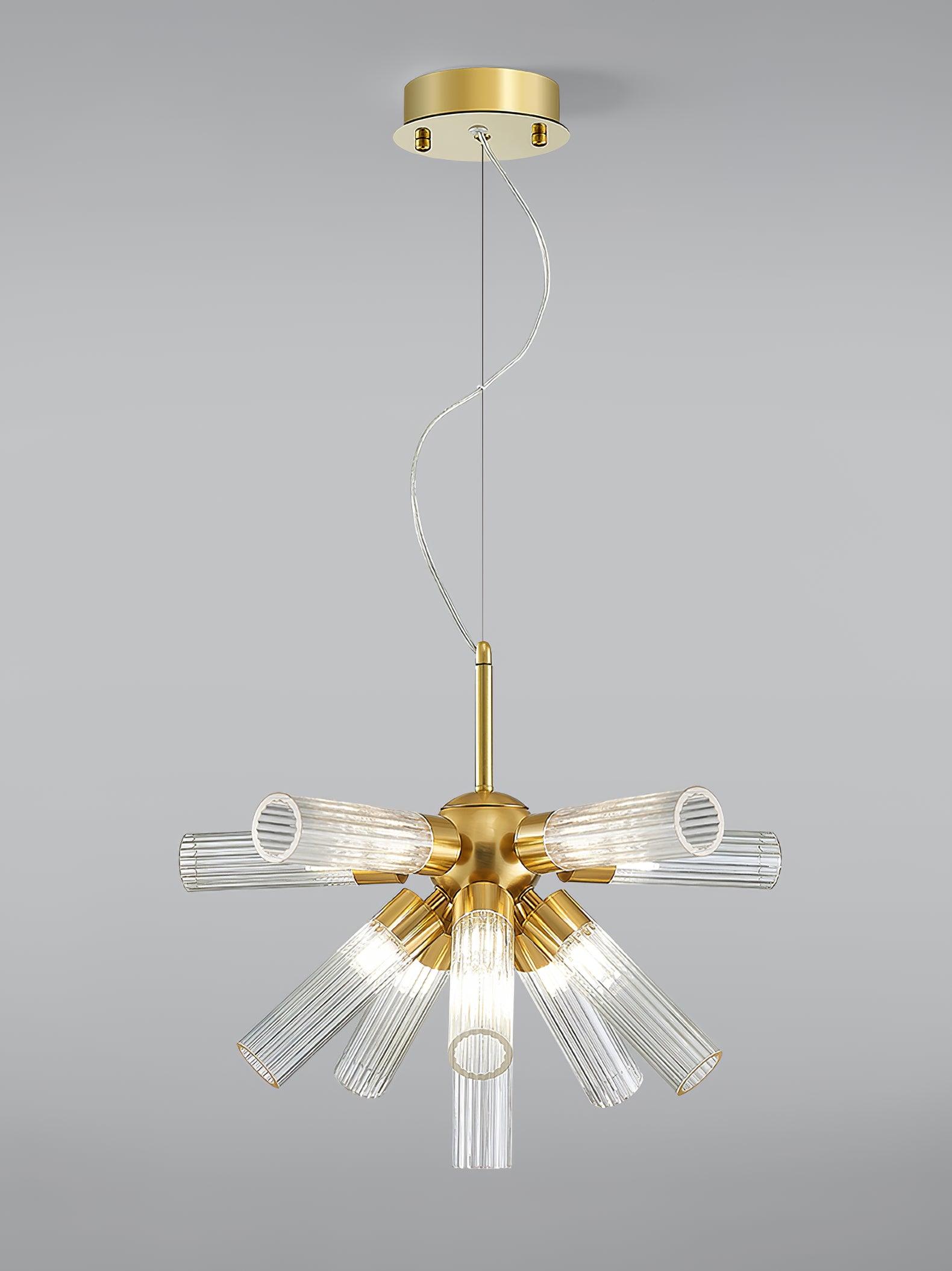 Ringold Postmodern Luxury Sputnik Metal Chandelier - Blowlighting