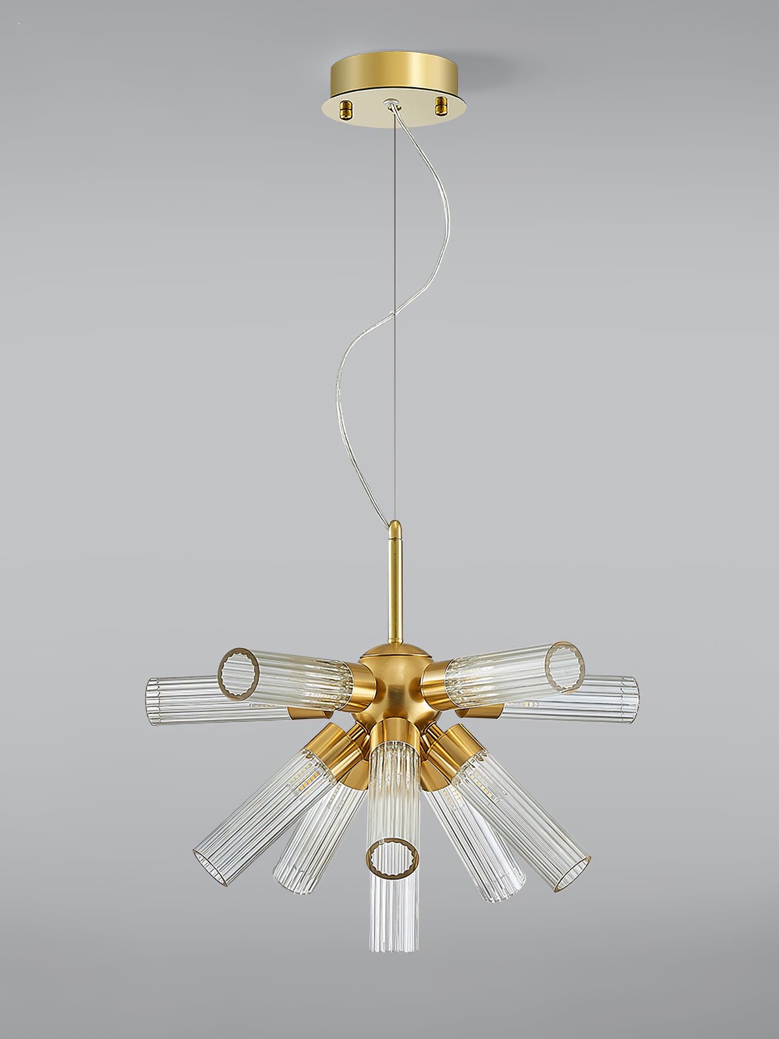 Ringold Postmodern Luxury Sputnik Metal Chandelier - Blowlighting