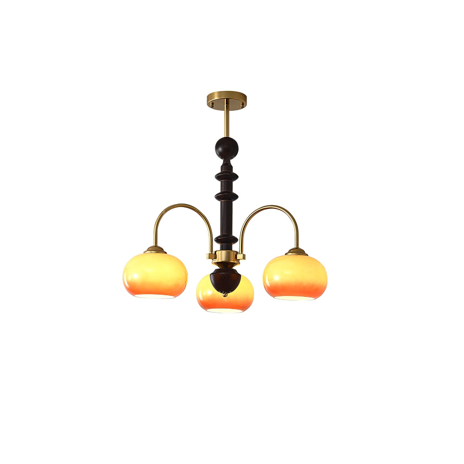 Ripe Persimmon Chandelier - Blowlighting