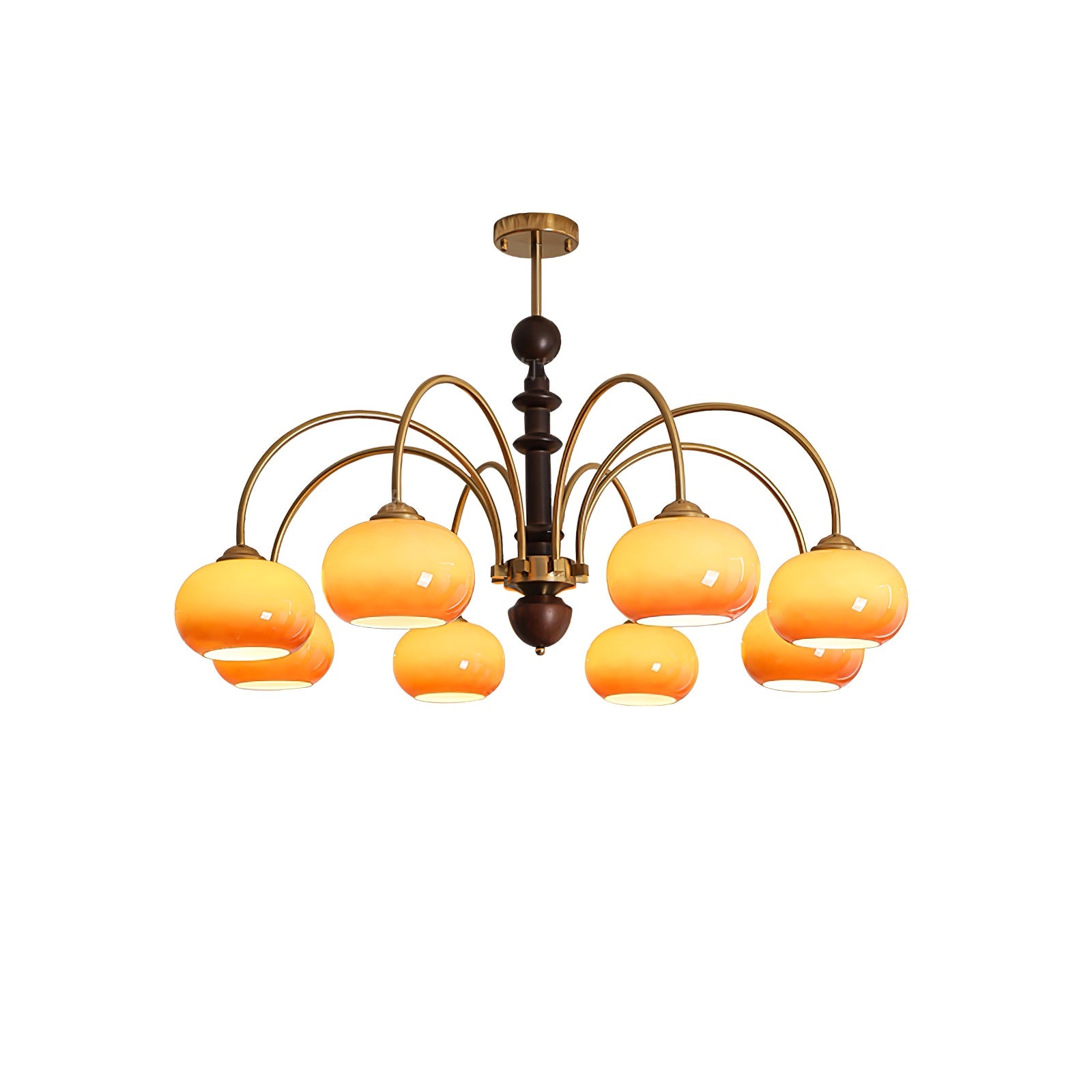 Ripe Persimmon Chandelier - Blowlighting