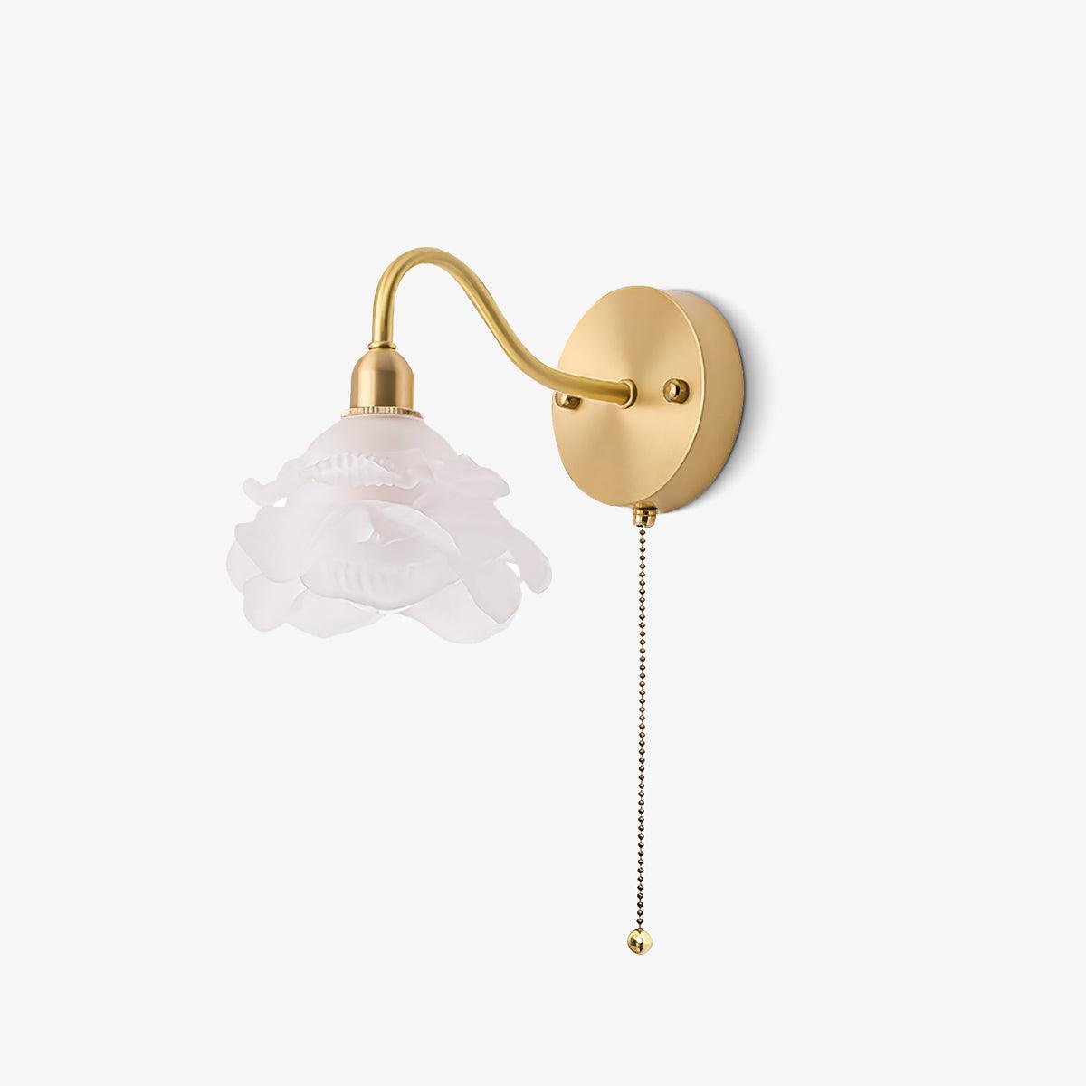 Rose Brass Wall Light - Blowlighting