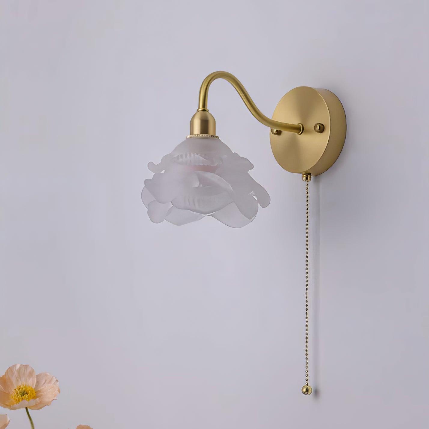 Rose Brass Wall Light - Blowlighting