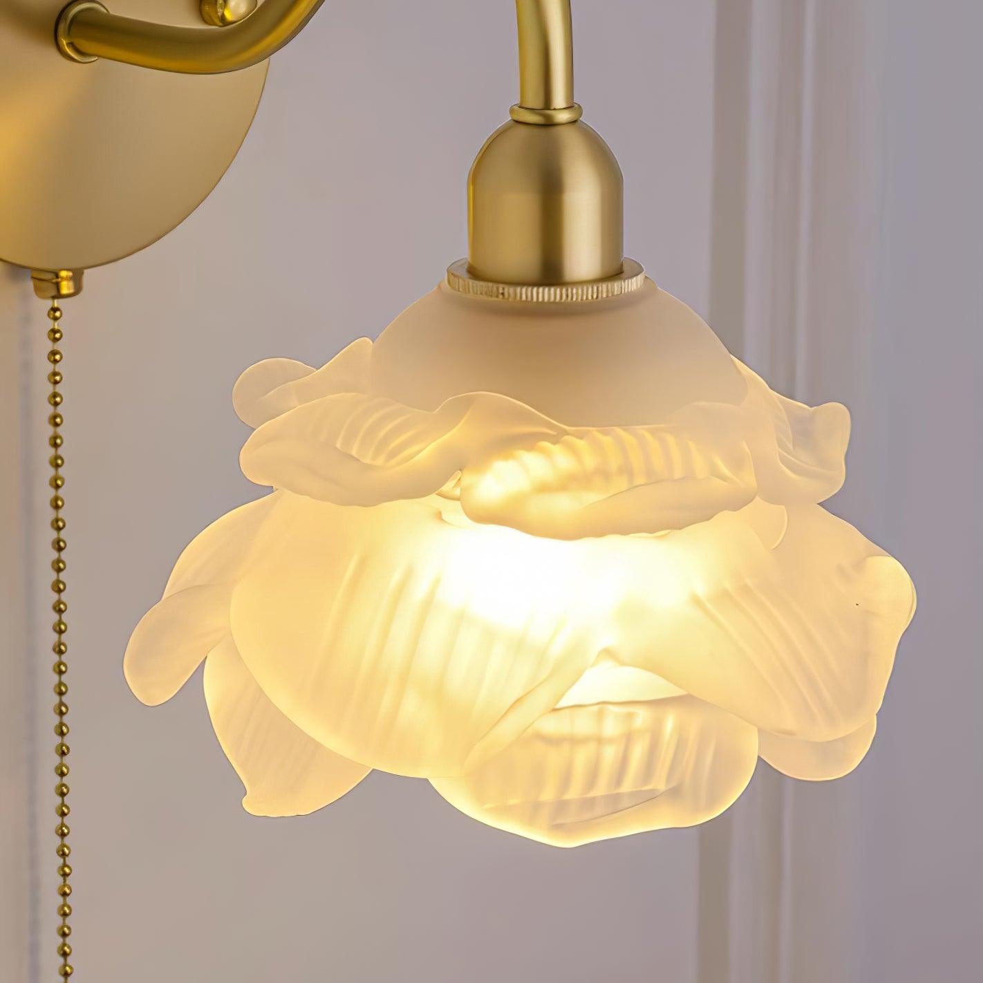 Rose Brass Wall Light - Blowlighting