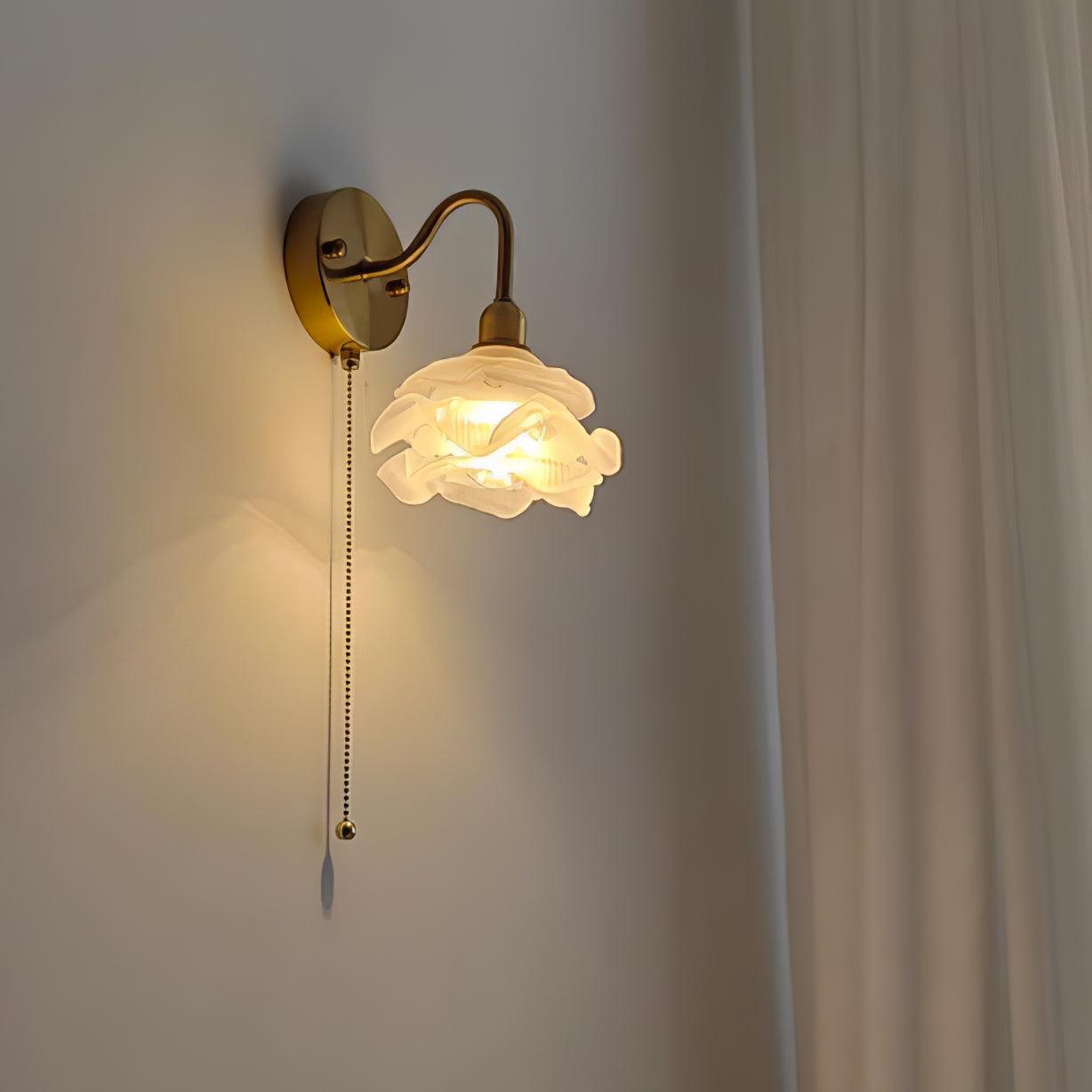 Rose Brass Wall Light - Blowlighting