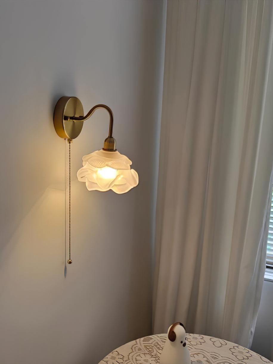 Rose Brass Wall Light - Blowlighting