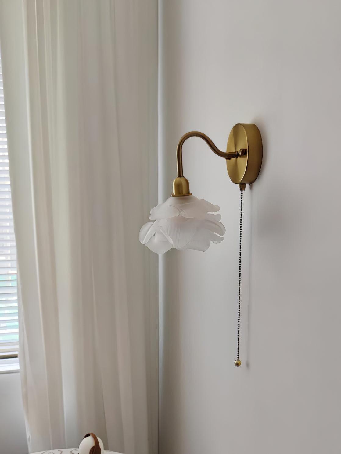 Rose Brass Wall Light - Blowlighting